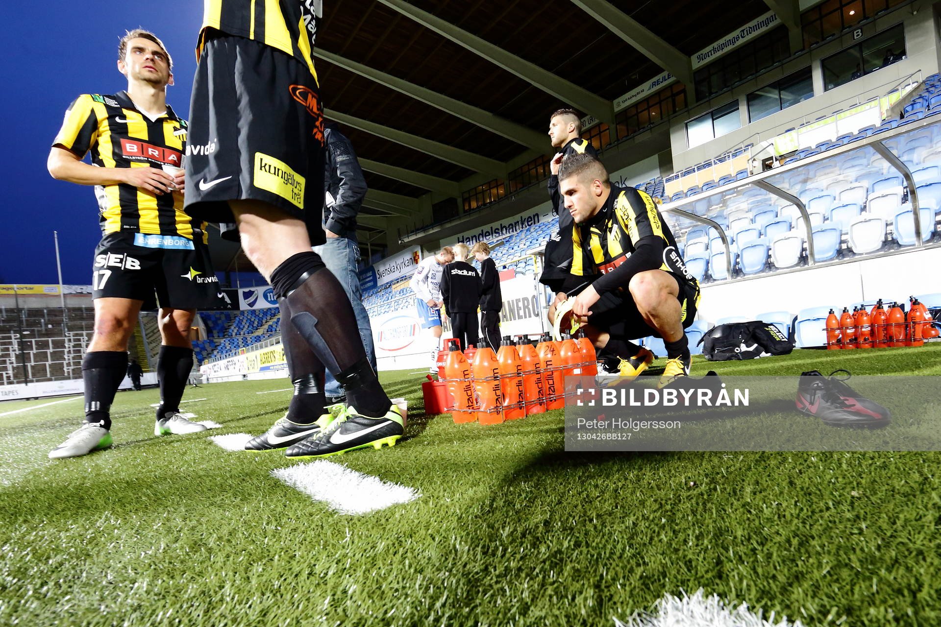 Björn Anklev och Moestafa El Kabir, Häcken, deppar