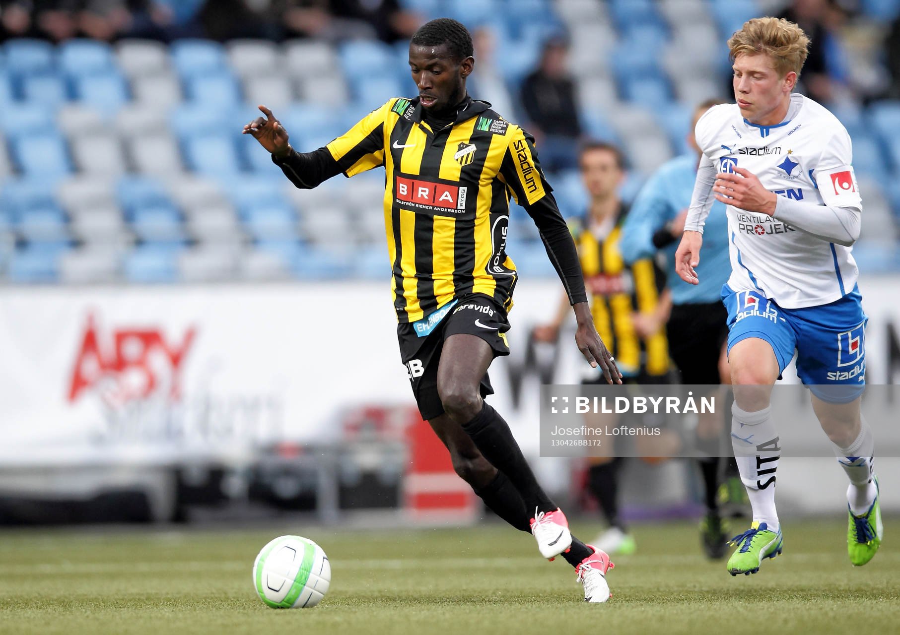 Dioh Williams, Häcken, och Alexander Fransson, Norrköping