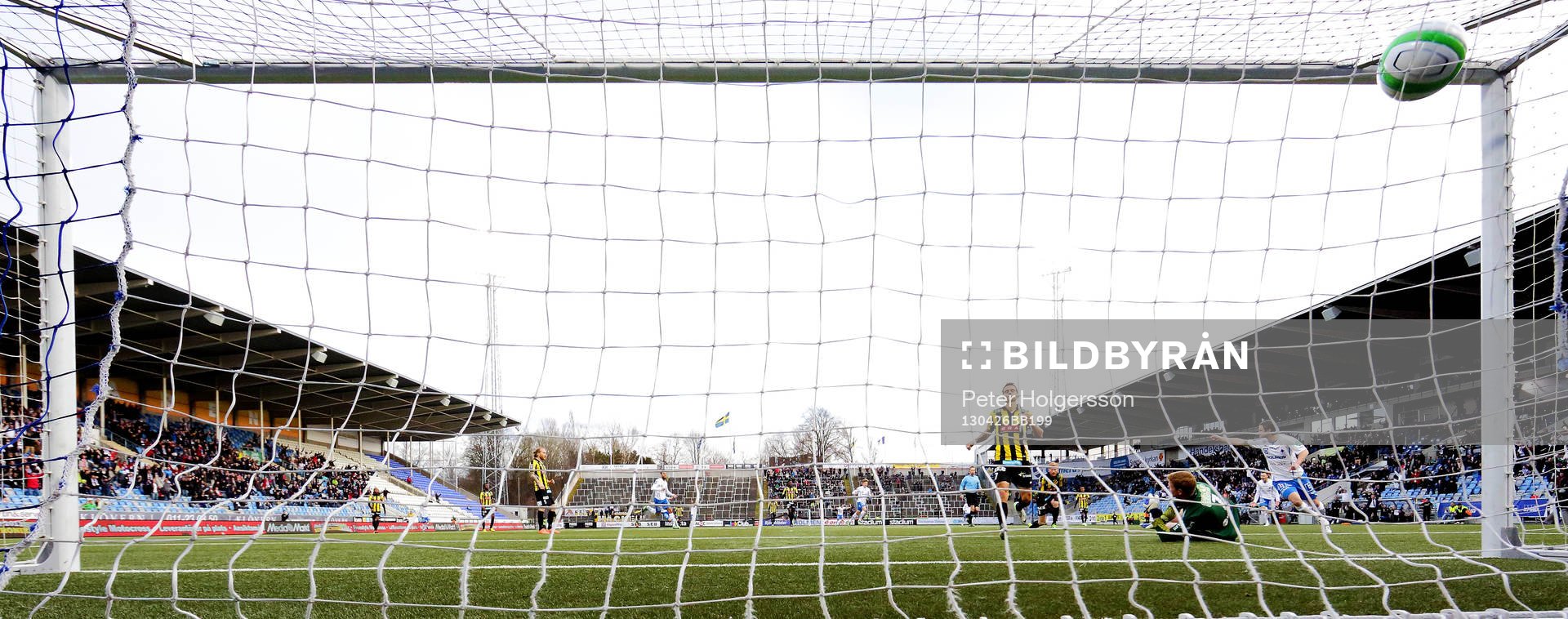 Gunnar Heidar Thorvaldsson, Norrköping, gör 1-0