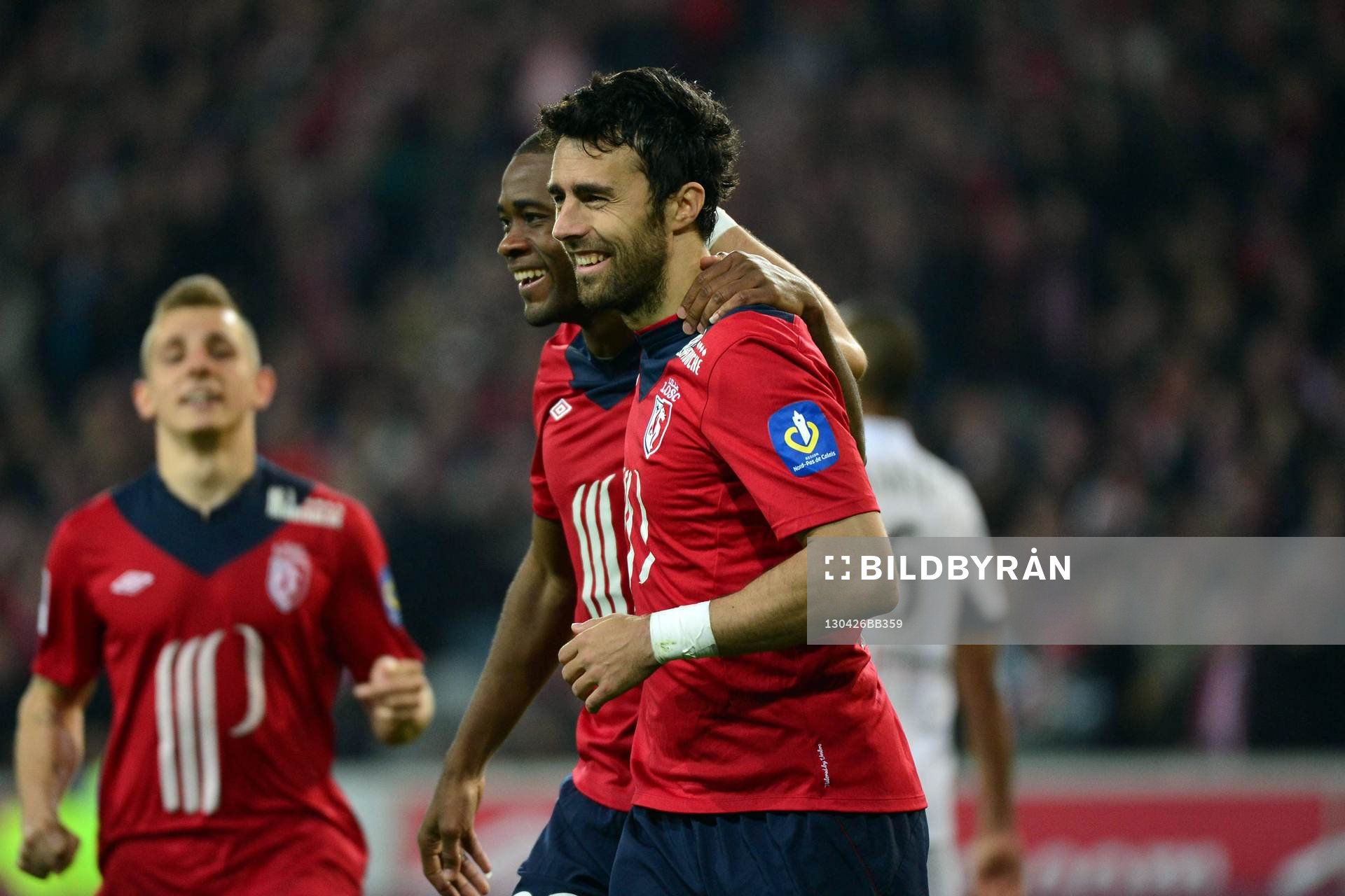 Joie Marko BASA / Aurelien CHEDJOU - 26.04.2013 - Lille /