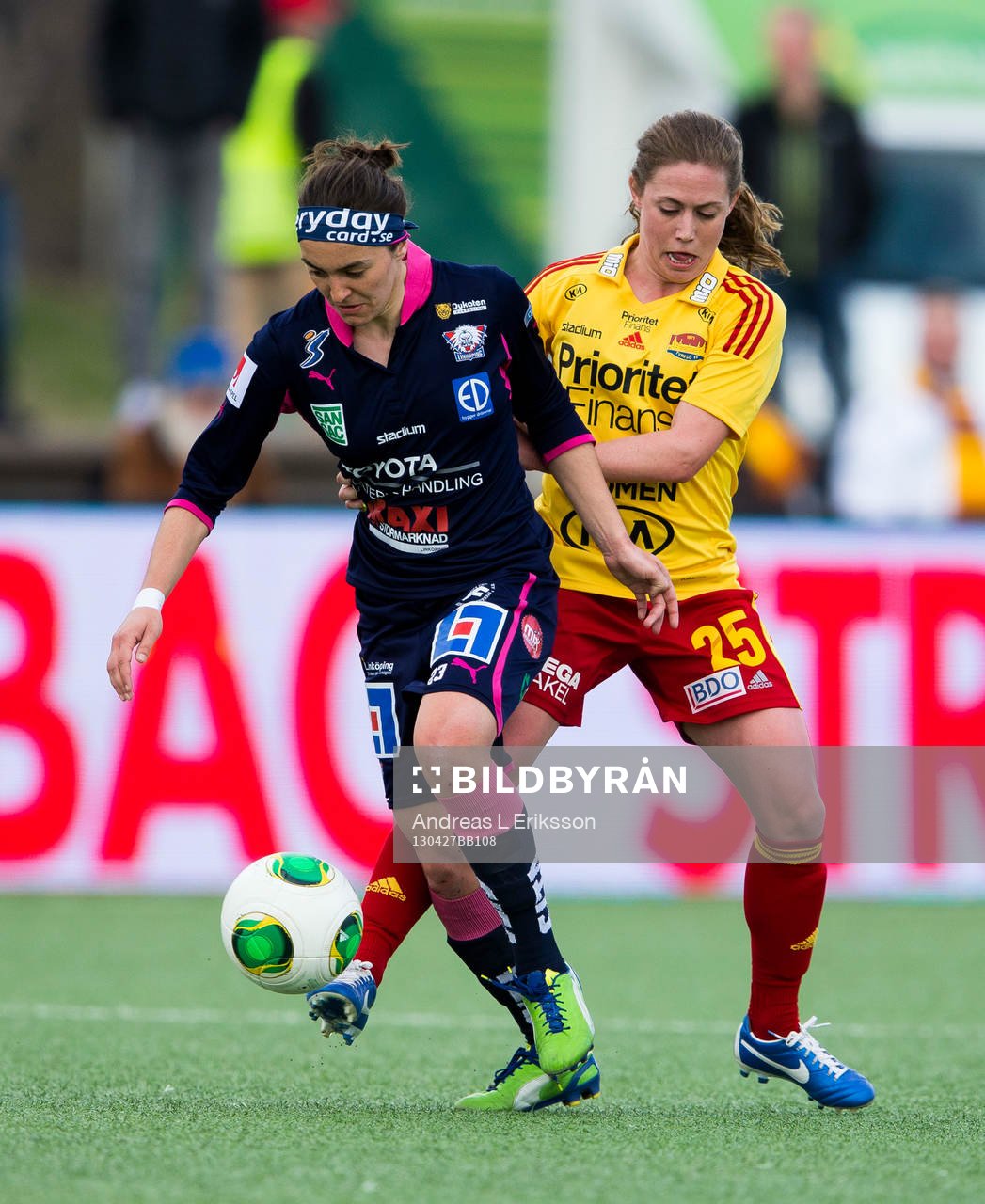 Tilda Heimersson, Linköping och Meghan Klingenberg, Tyresö