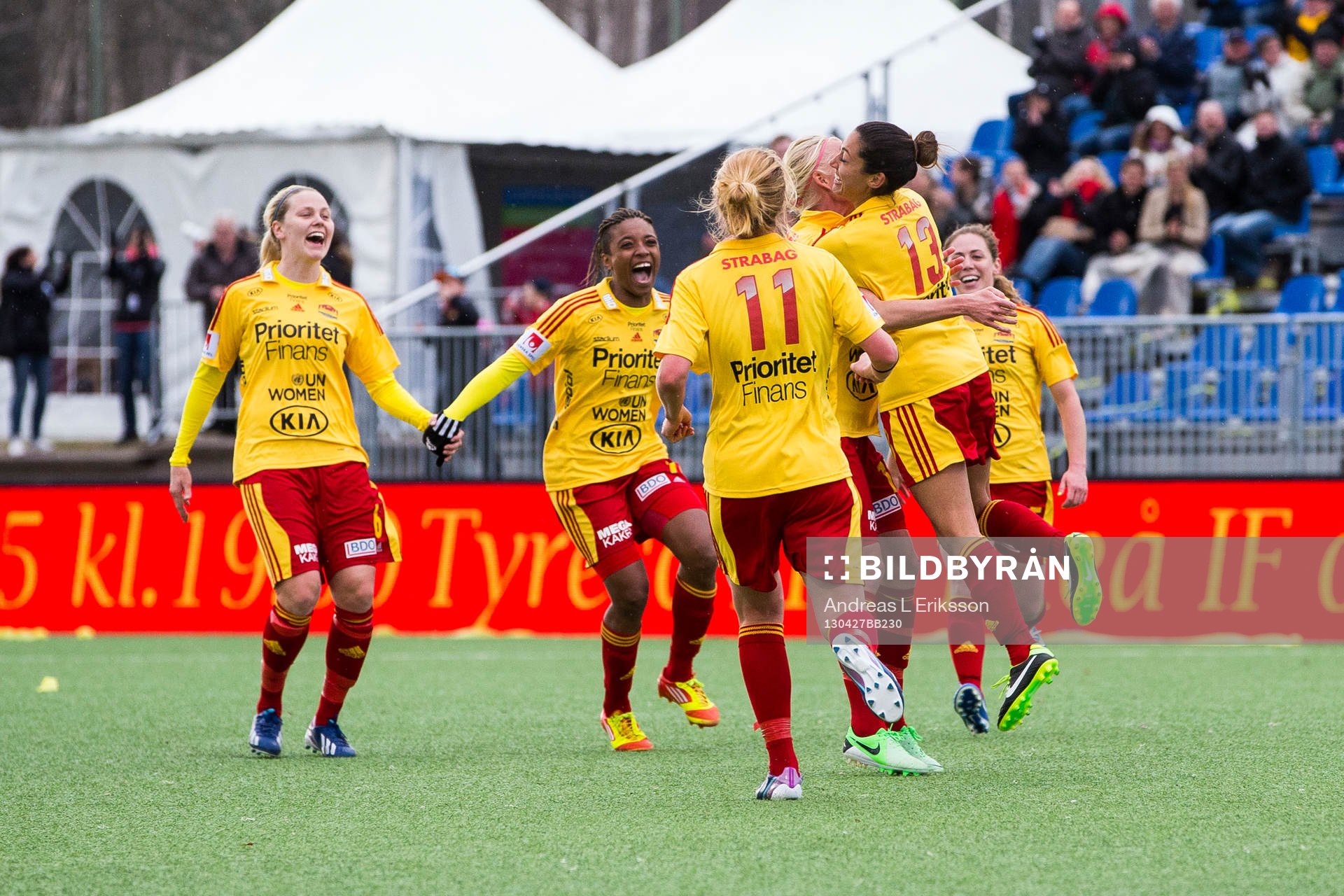 Christen Press gör 2-0 för Tyresö