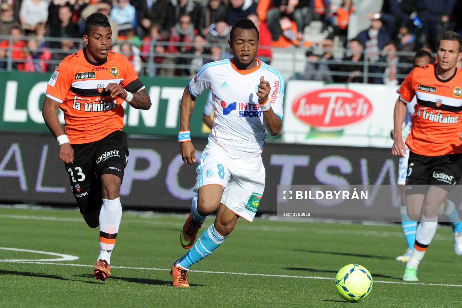 Mario LEMINA / Jordan AYEW - 27.04.2013 - Lorient /