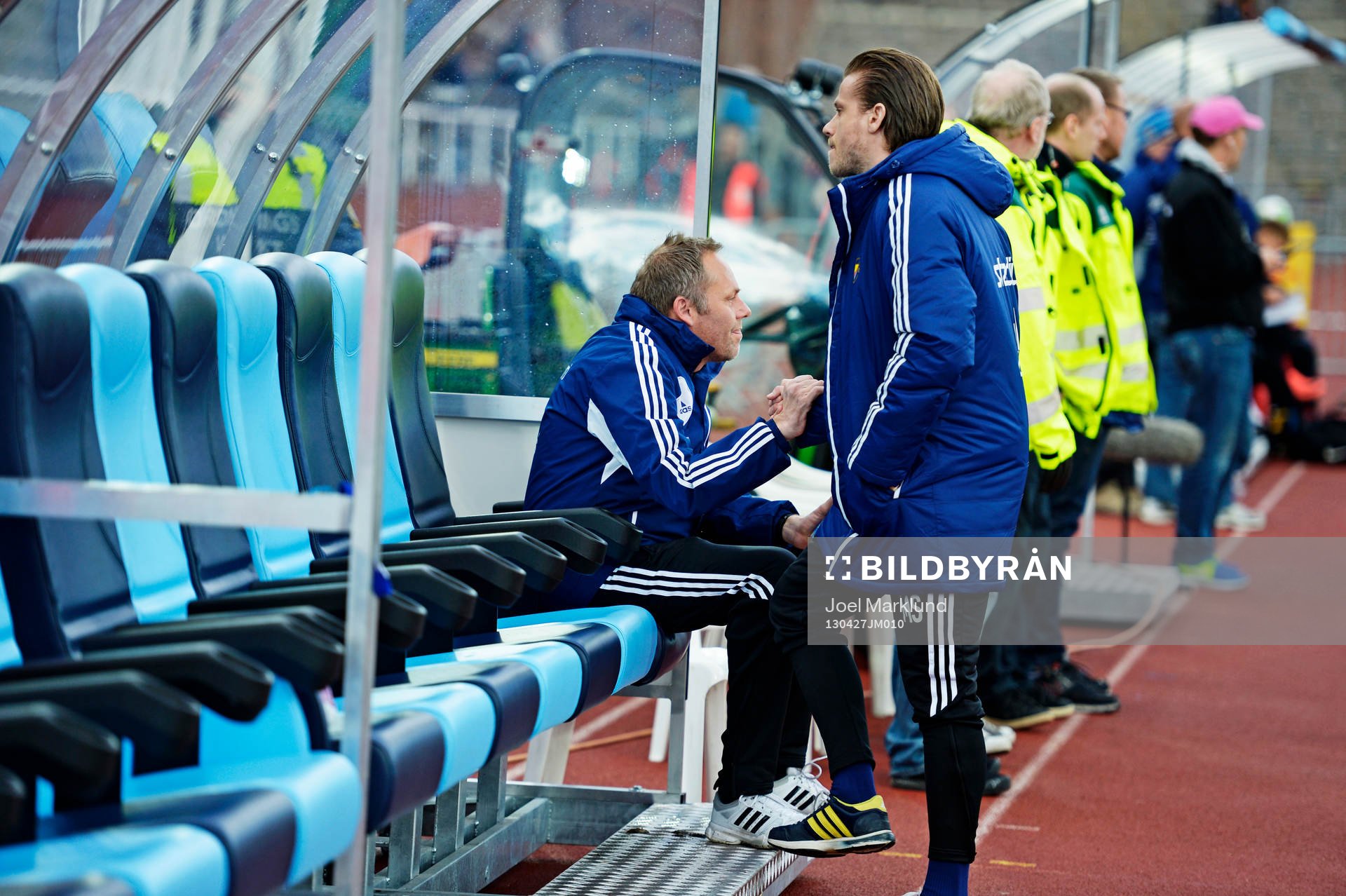 Anders Johansson och Martin Sundgren, tränare, Djurgården