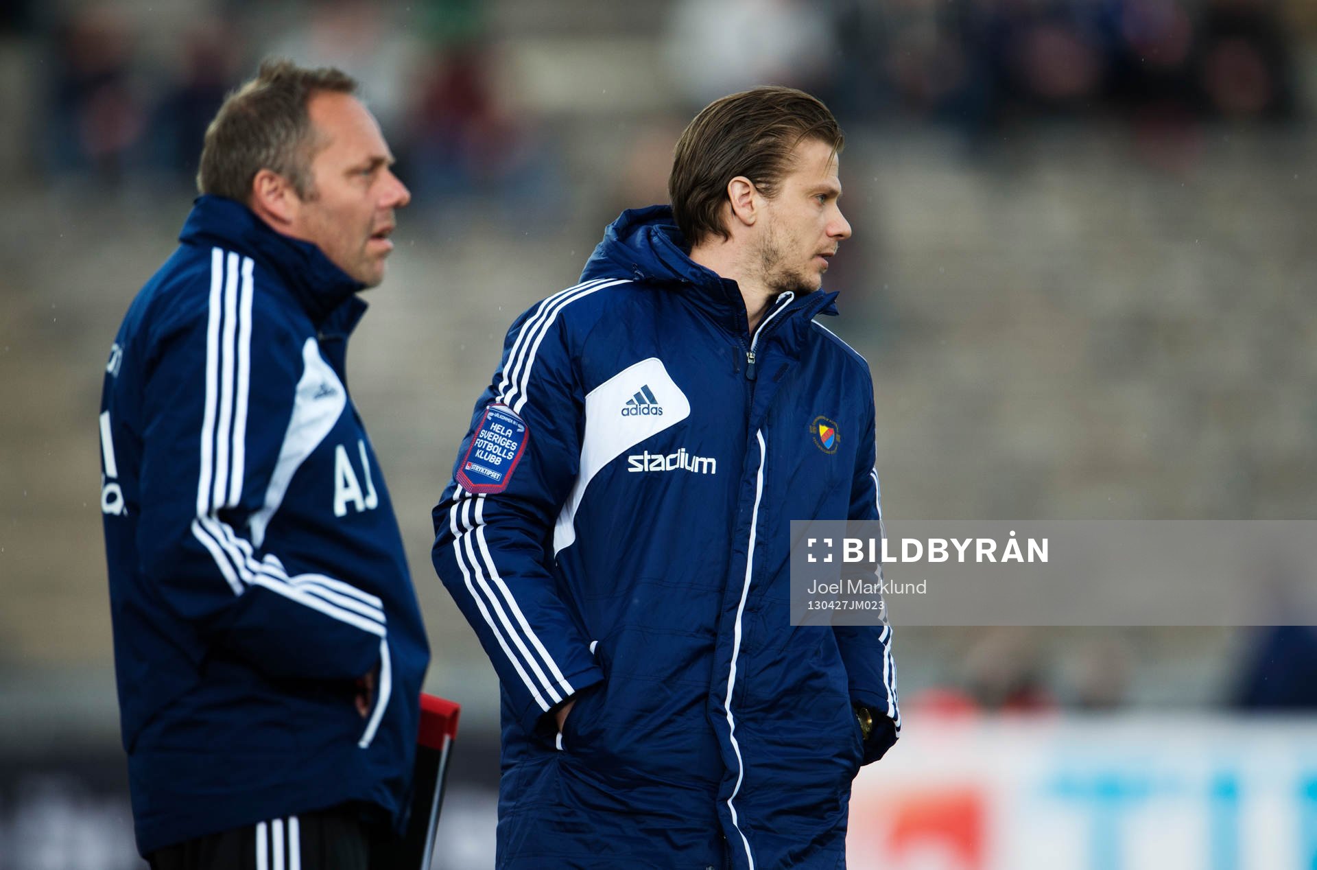 Anders Johansson och Martin Sundgren, tränare Djurgården