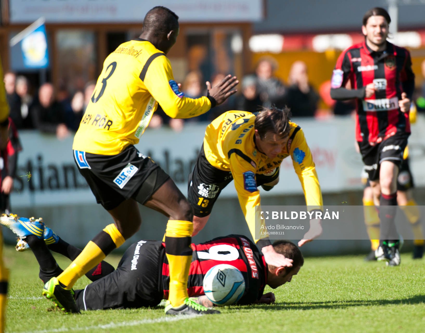 Andreas Haddad,  Brommapojkarna, Viktor Agardius och Gbenga