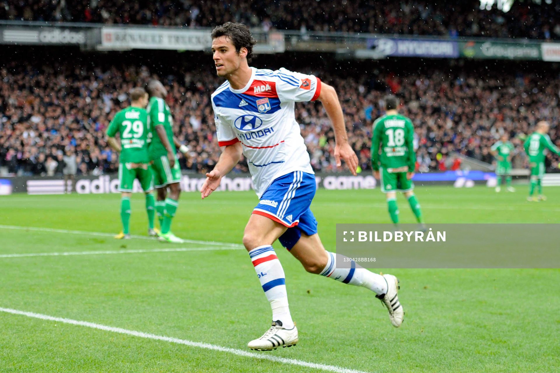 Joie de Yoann GOURCUFF - 28.04.2013 - Lyon / Saint Etienne