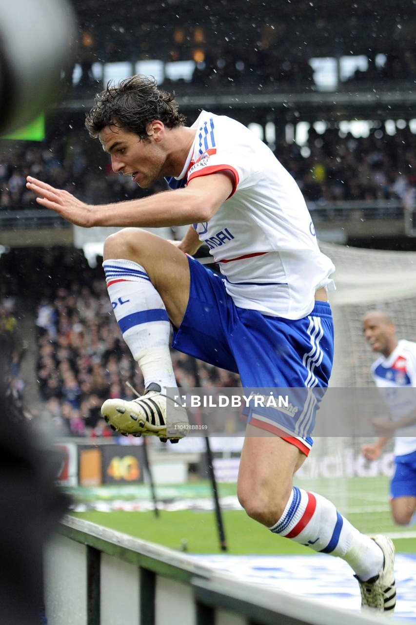 Joie de Yoann GOURCUFF - 28.04.2013 - Lyon / Saint Etienne