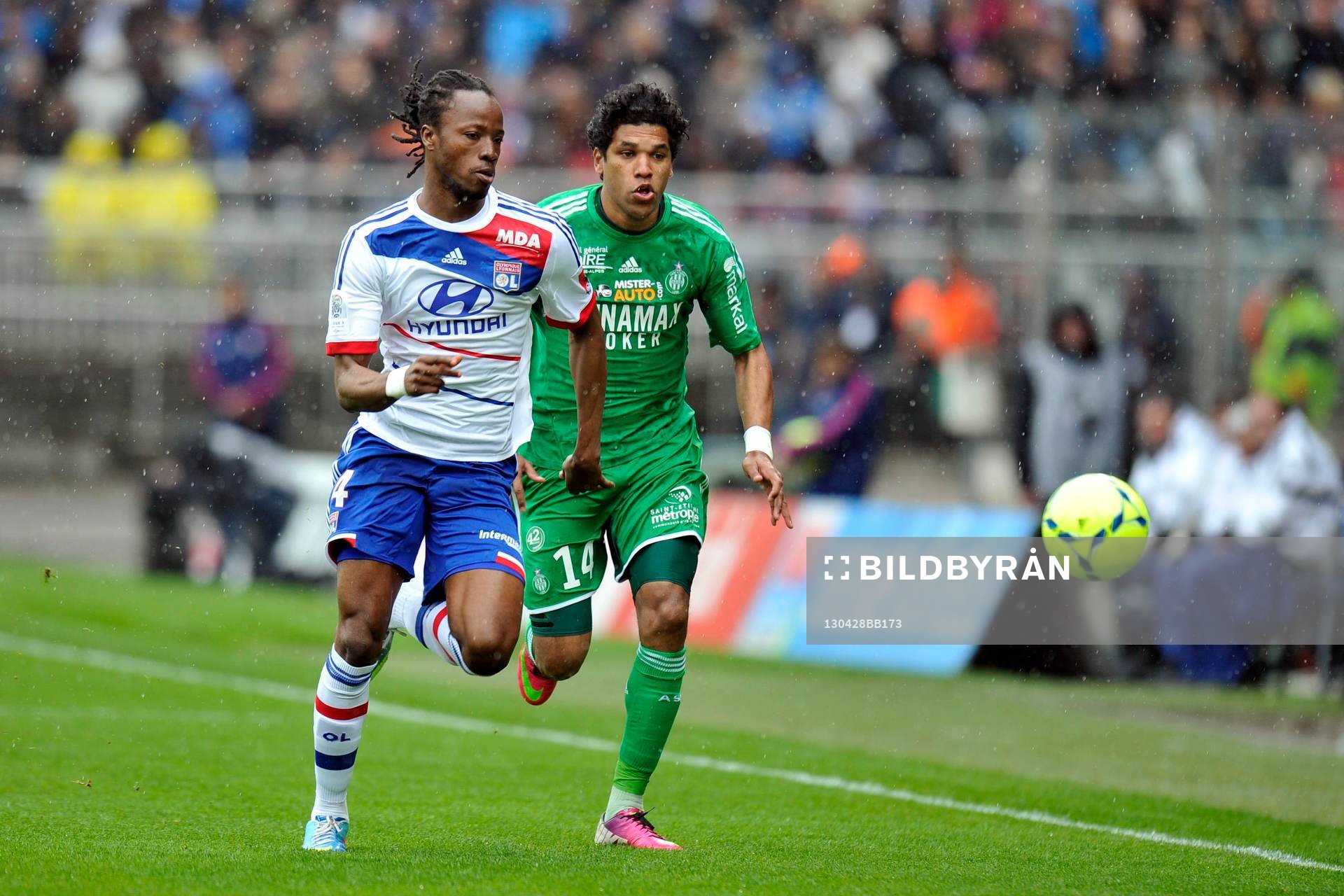 Bakary KONE / BRANDAO - 28.04.2013 - Lyon / Saint Etienne -