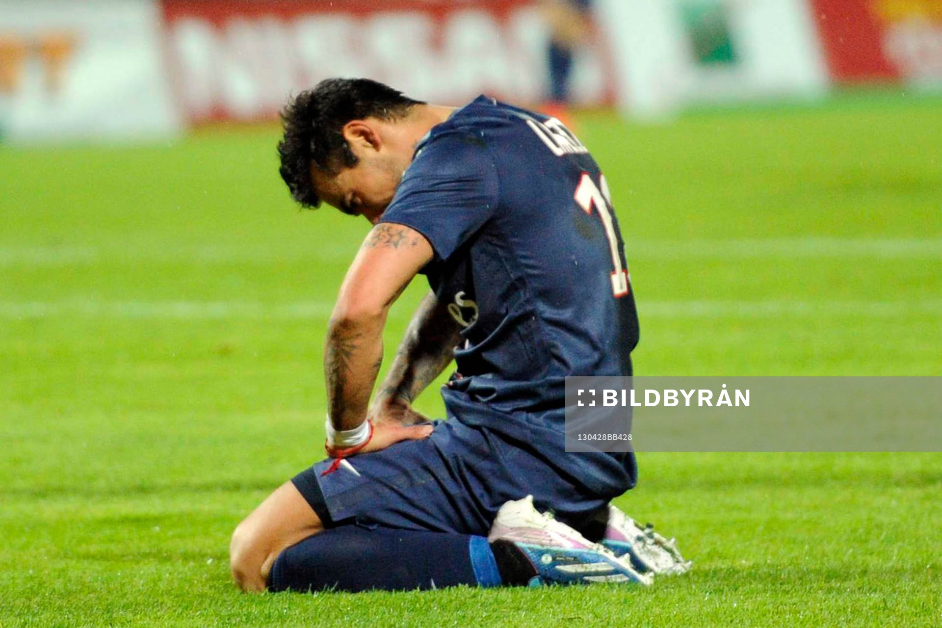 Deception Ezequiel LAVEZZI - 28.04.2013 - Evian Thonon /