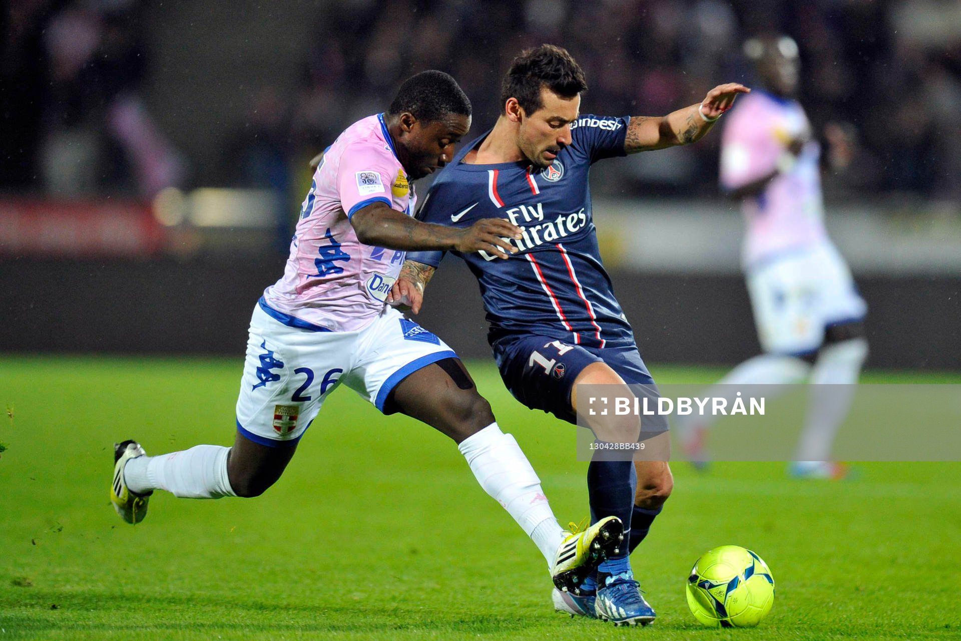 Brice DJADJEDJE / Ezequiel LAVEZZI - 28.04.2013 - Evian