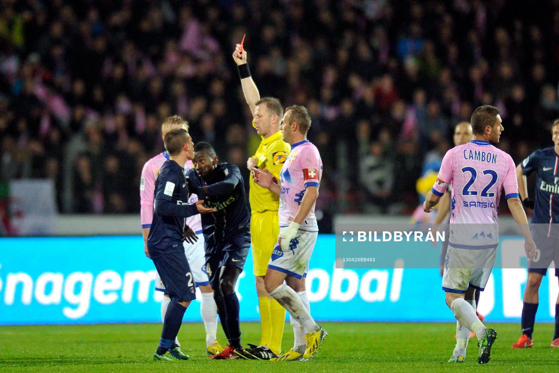 Fotboll, Franska ligan, Evian Thonon - PSG
