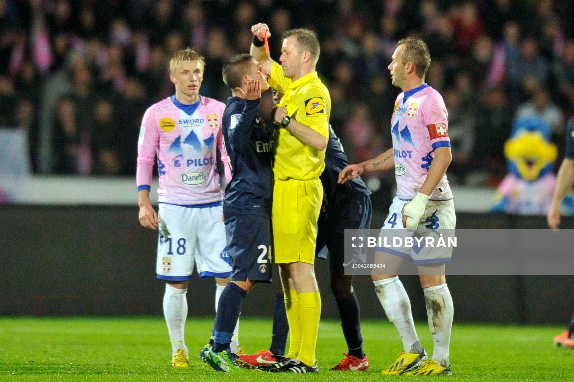 Fotboll, Franska ligan, Evian Thonon - PSG