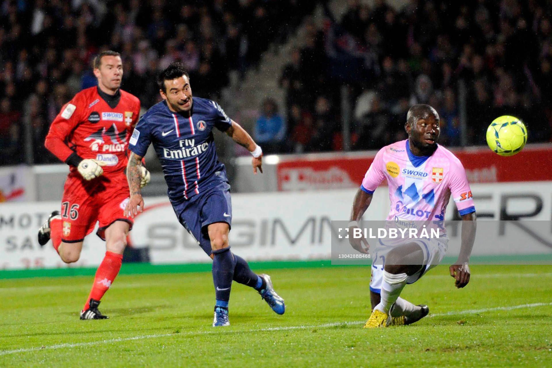 Fotboll, Franska ligan, Evian Thonon - PSG