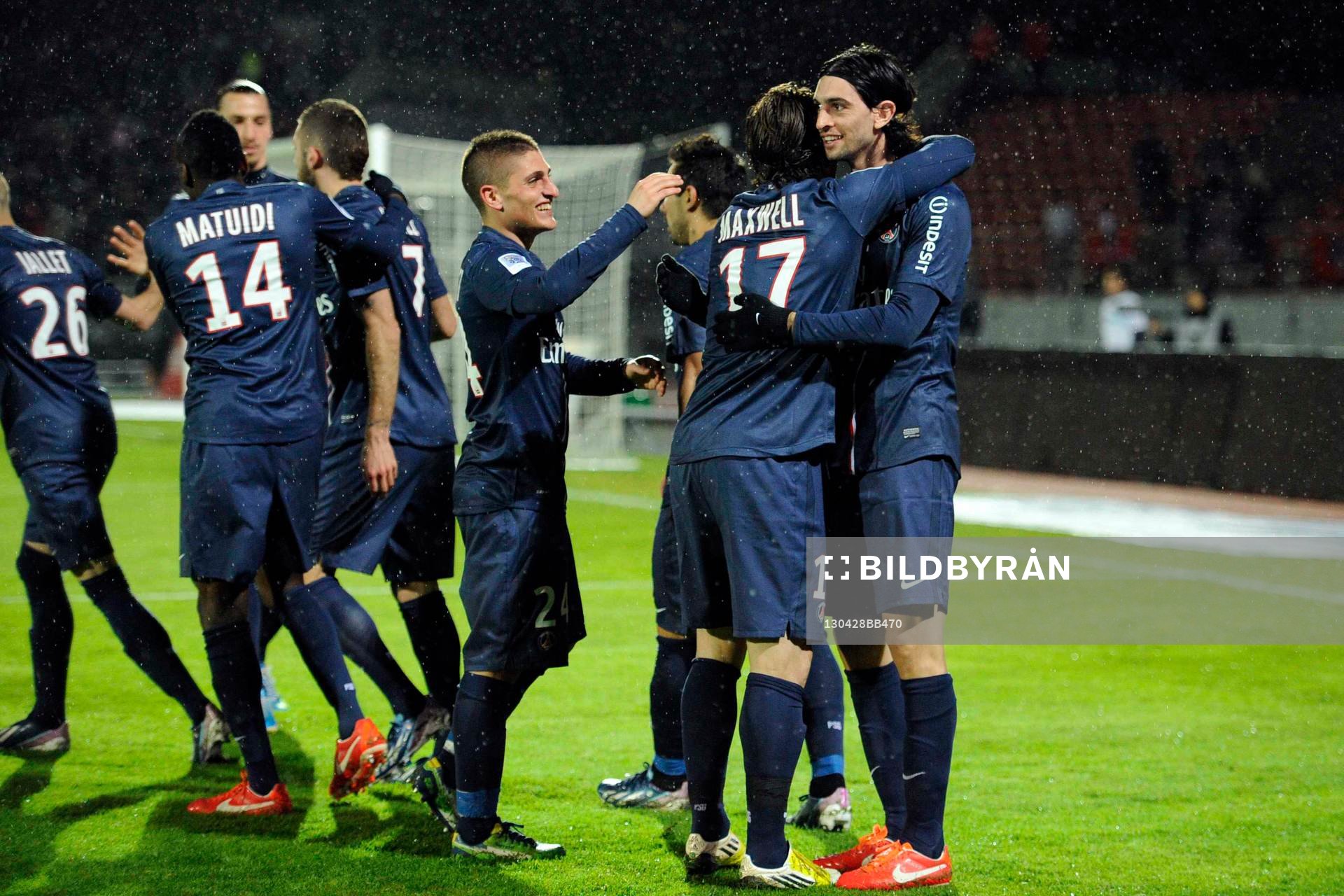 Fotboll, Franska ligan, Evian Thonon - PSG