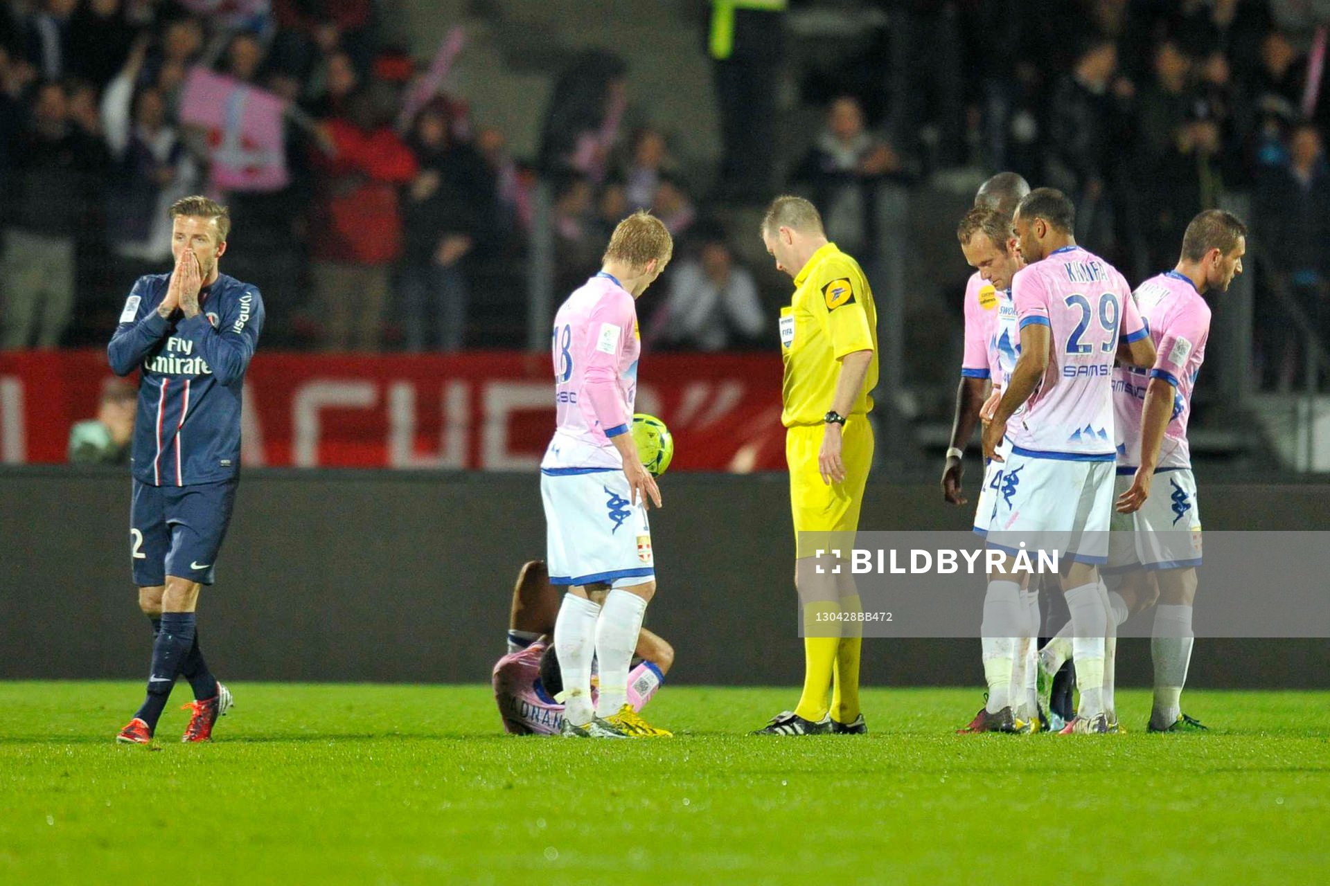 Fotboll, Franska ligan, Evian Thonon - PSG