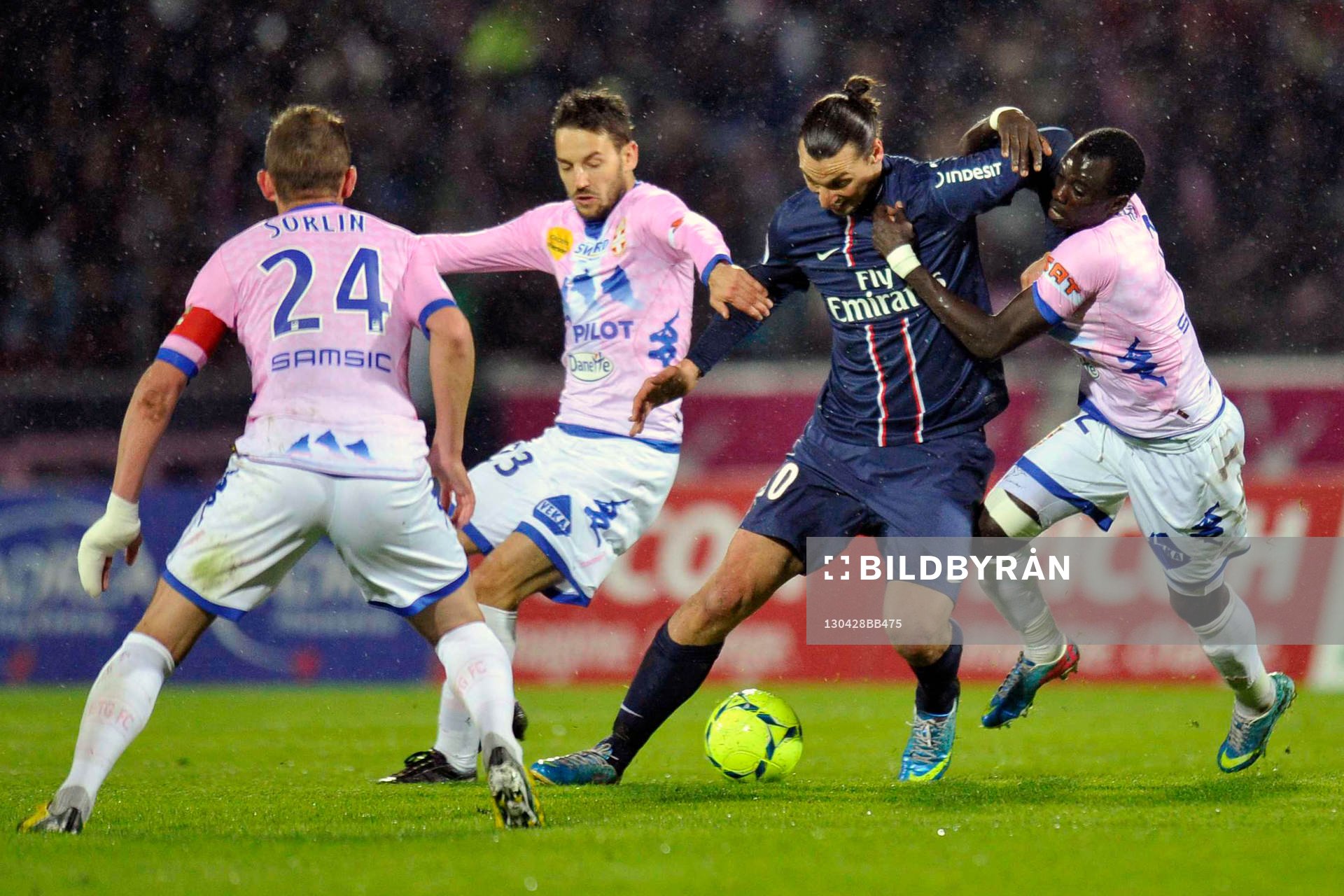 Fotboll, Franska ligan, Evian Thonon - PSG