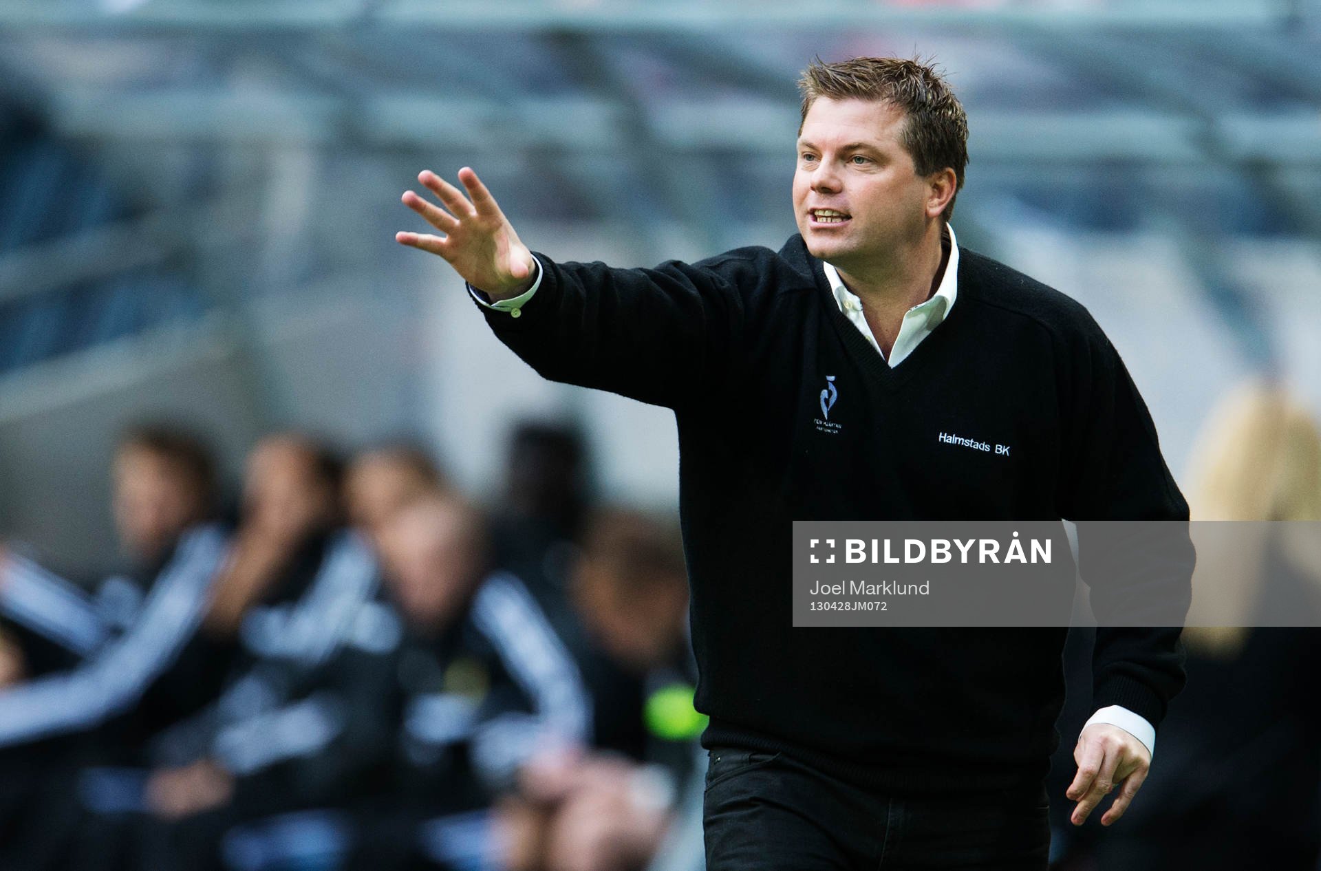 Jens Gustafsson, tränare Halmstad