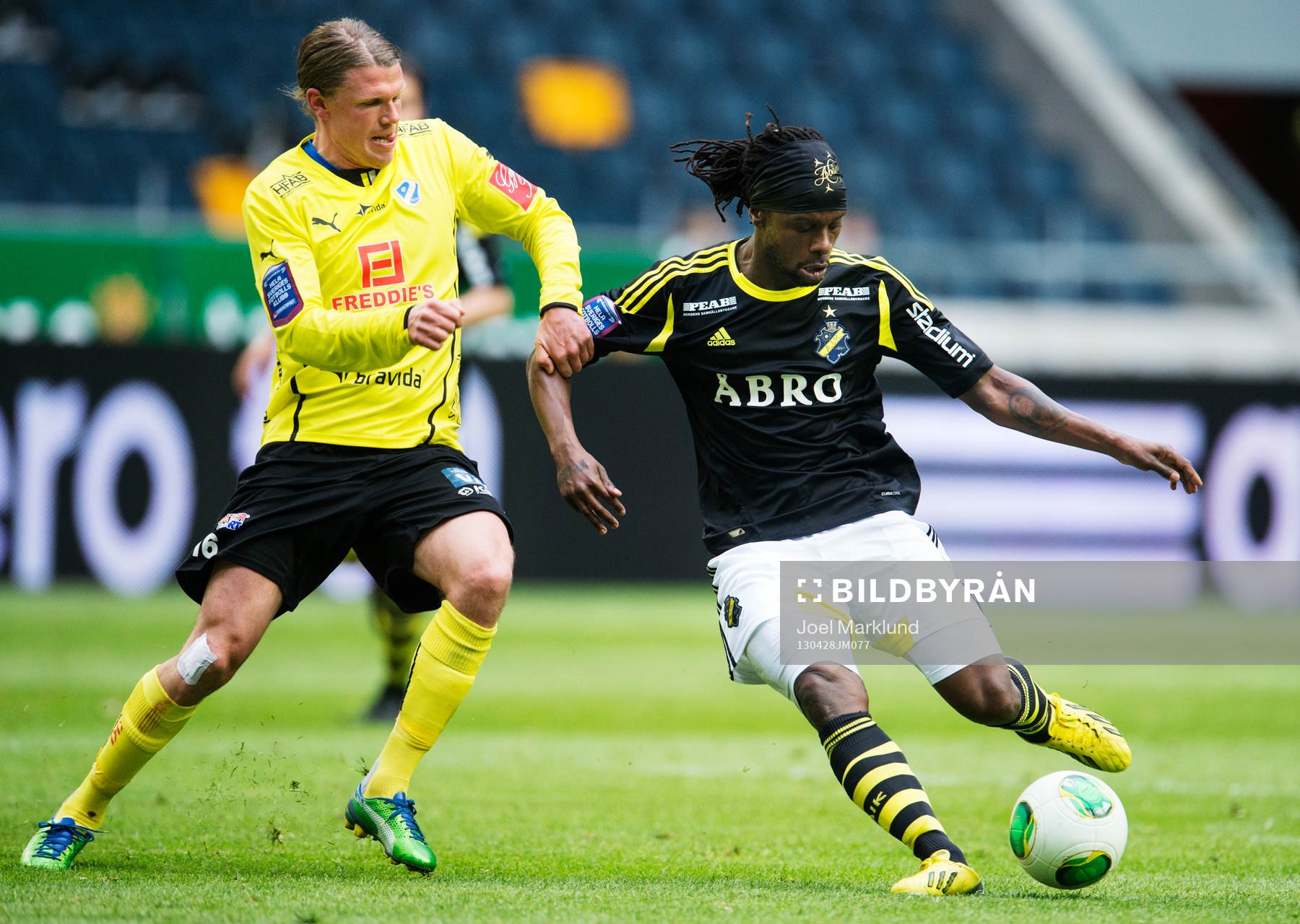 Christian Järdler, Halmstad, och Martin Kayongo-Mutumba,