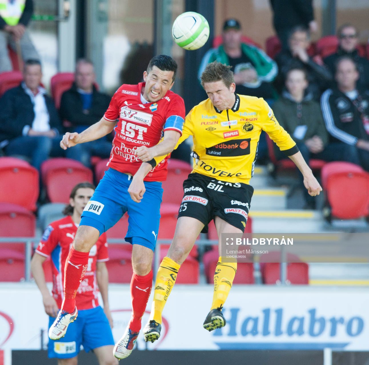 Denis Velic, Öster och Marcus Rohdén, Elfsborg, nickduell