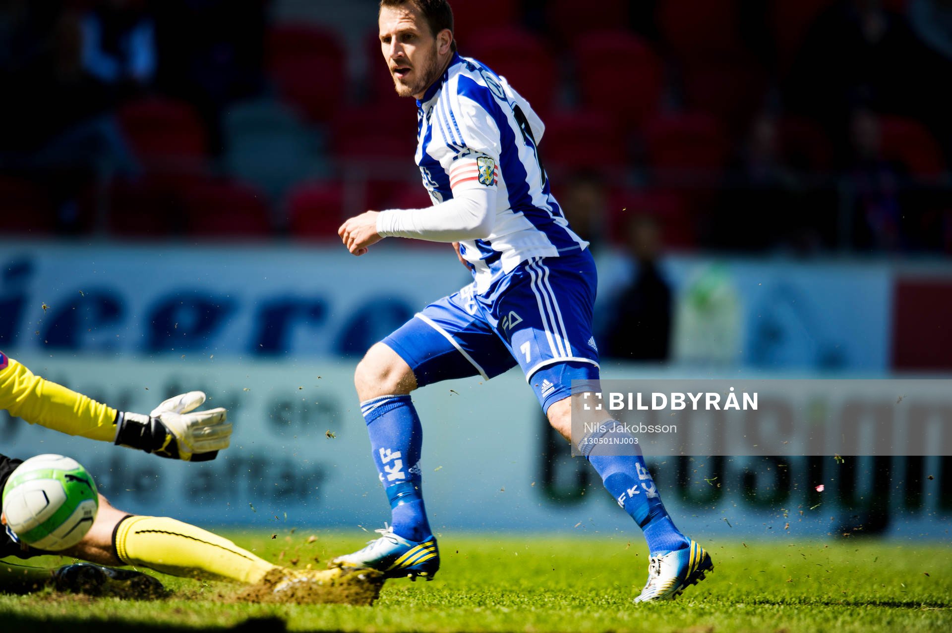 Tobias Hysén, IFK Göteborg, slår in 0-1