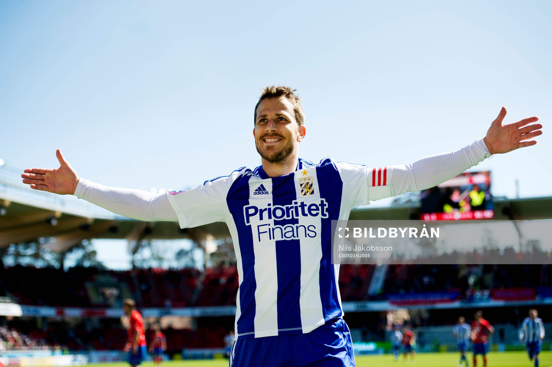 Tobias Hysén, IFK Göteborg, jublar
