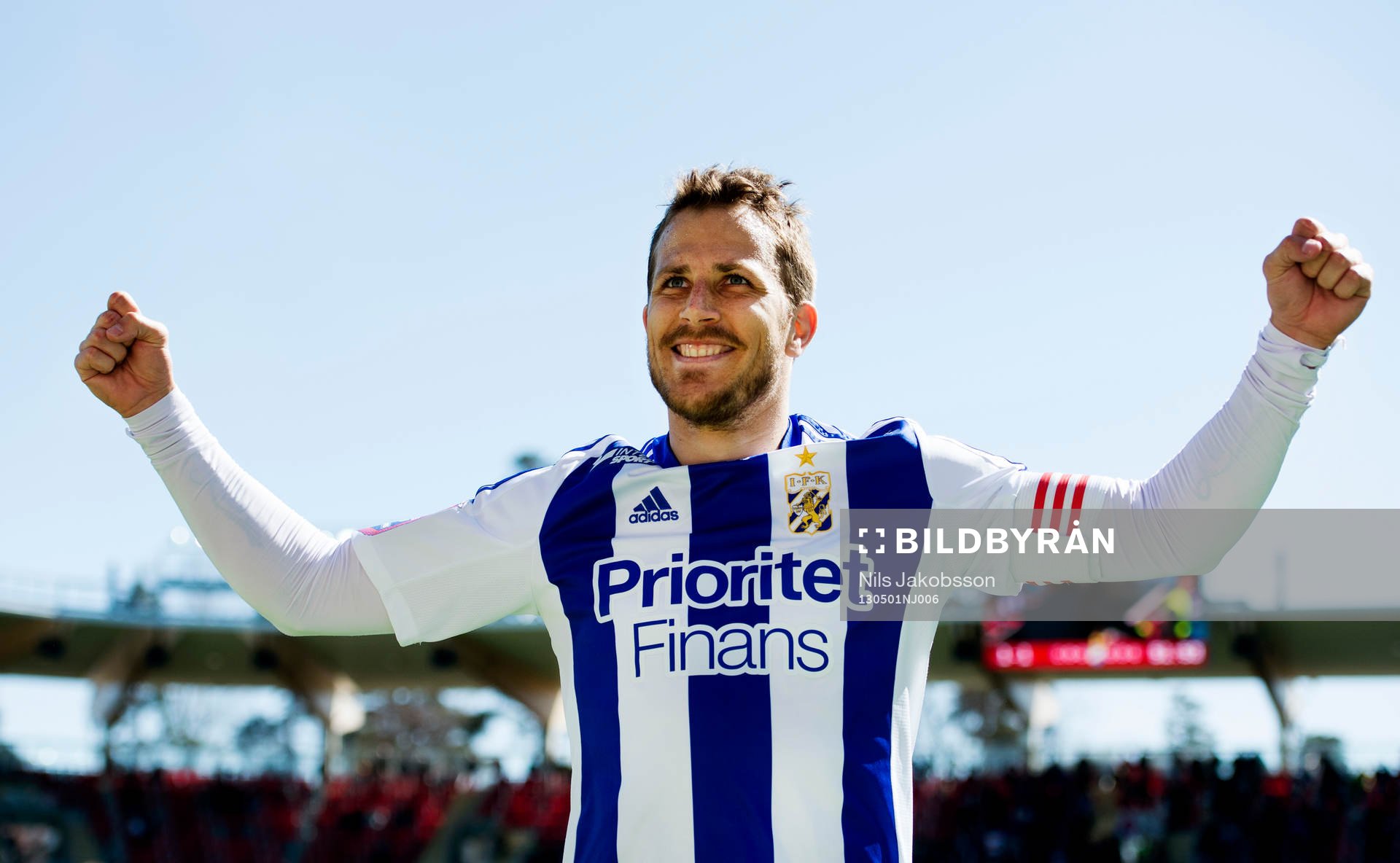 Tobias Hysén, IFK Göteborg, jublar