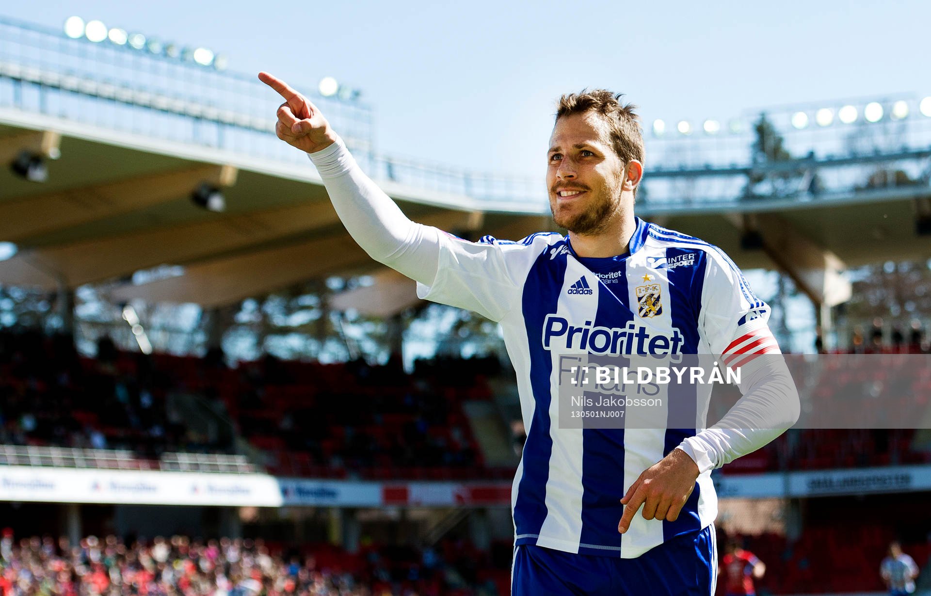 Tobias Hysén, IFK Göteborg, jublar