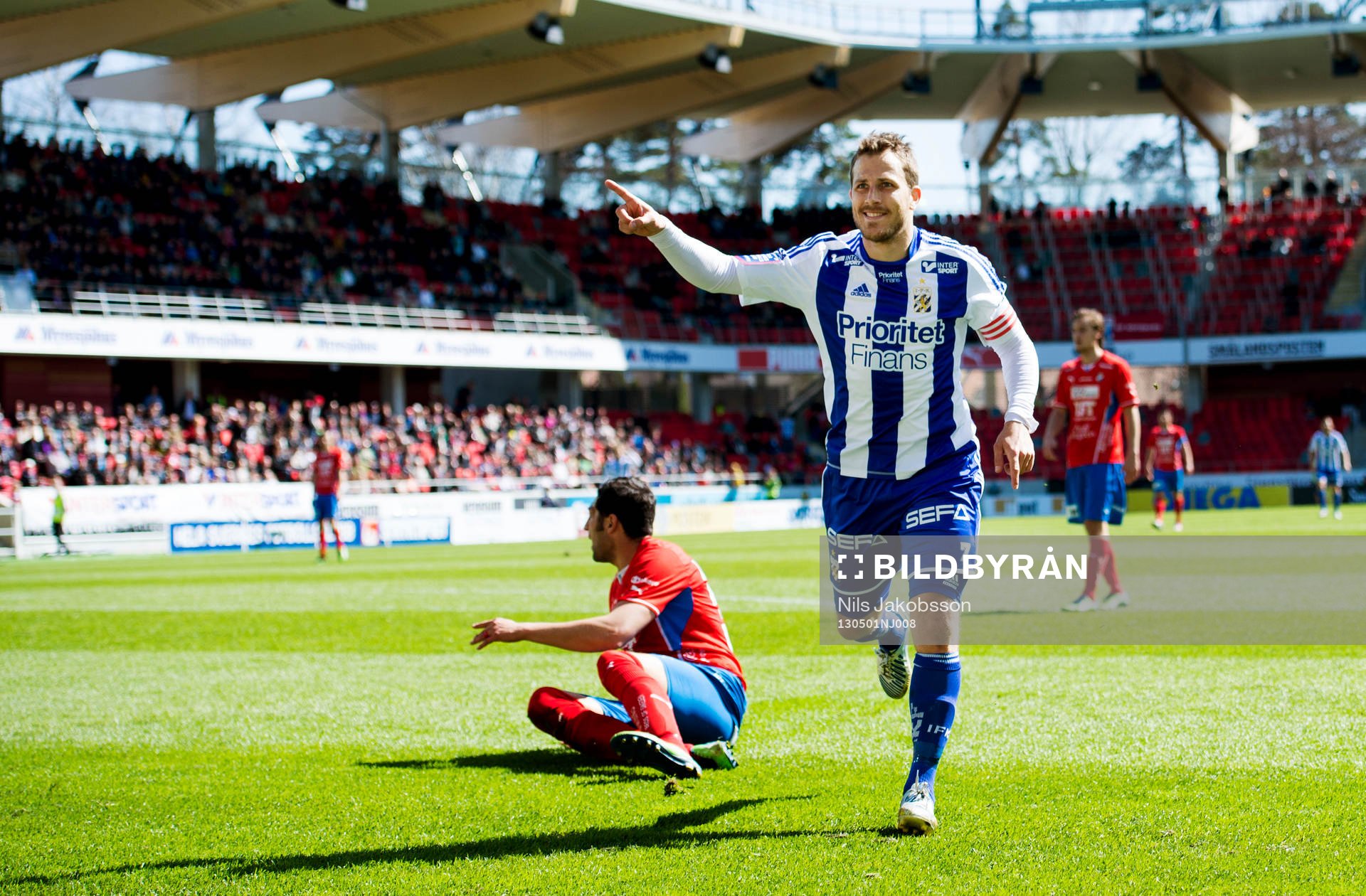 Tobias Hysén, IFK Göteborg, jublar
