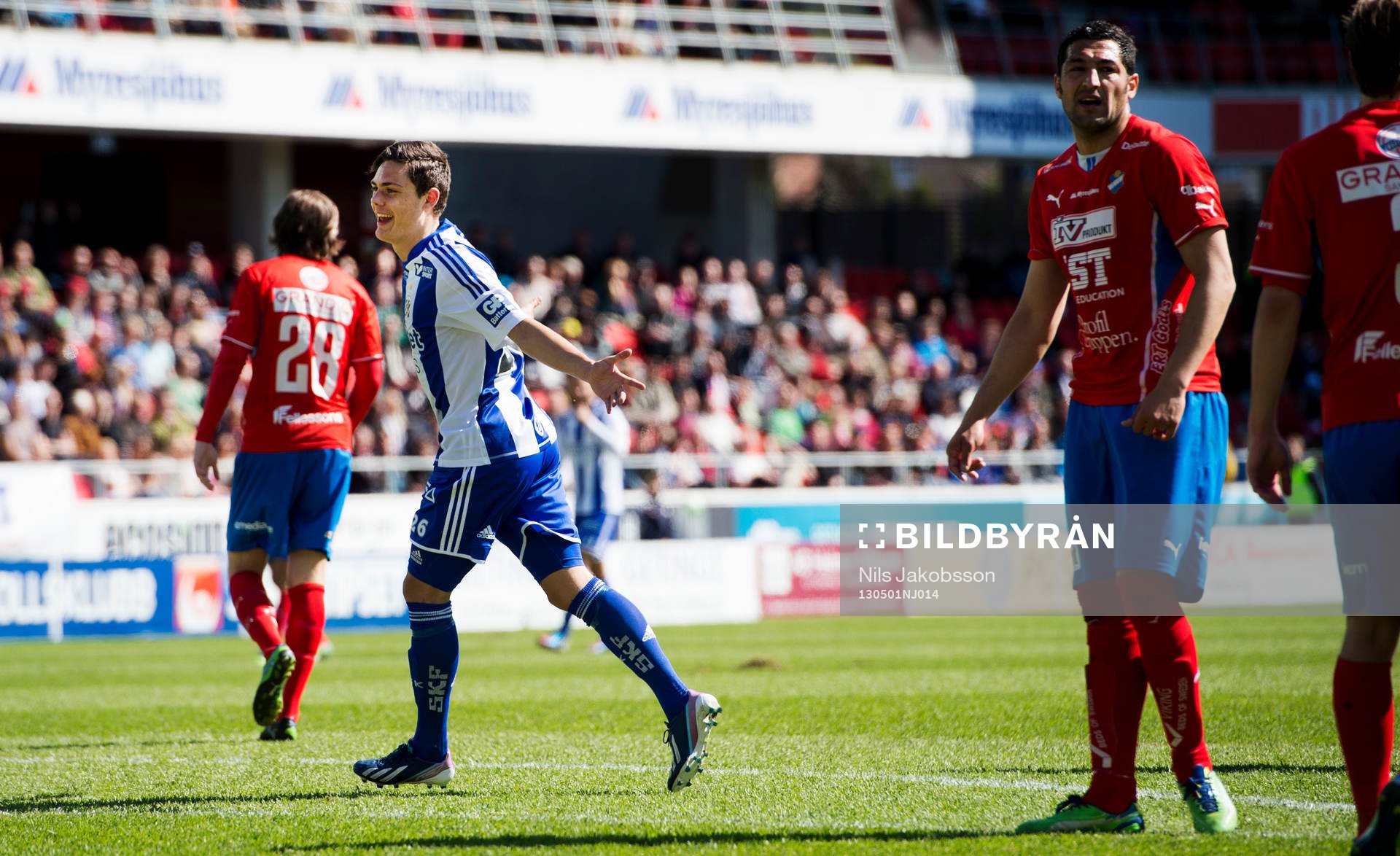 David Moberg Karlsson, IFK Göteborg, jublar