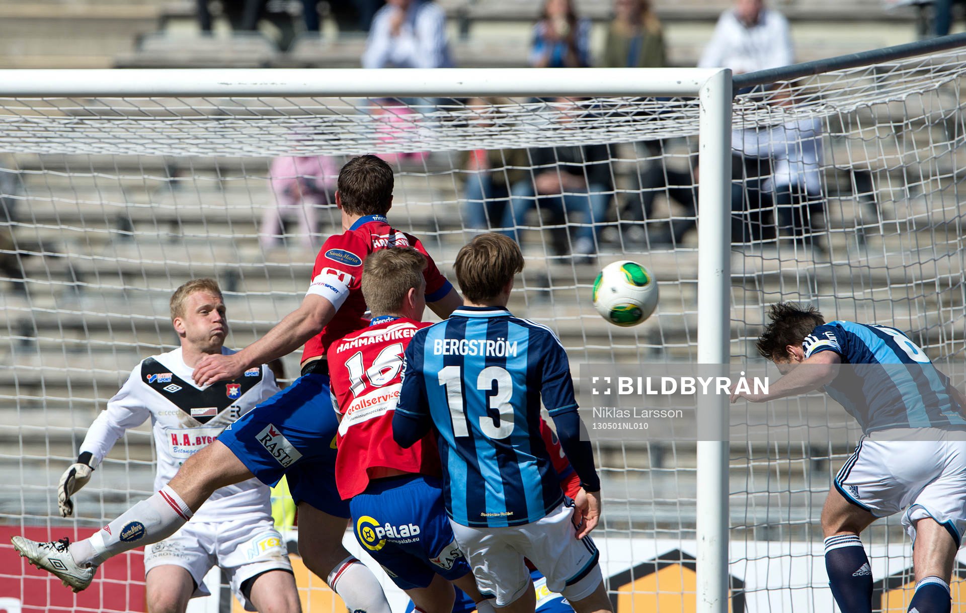 Andreas Johansson, Djurgården gör matchens enda mål på