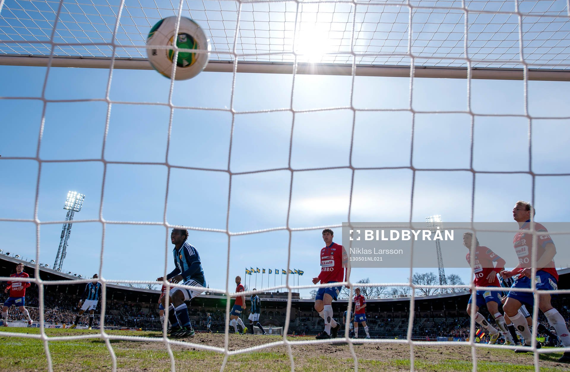 Andreas Johansson, Djurgården gör matchens enda mål på