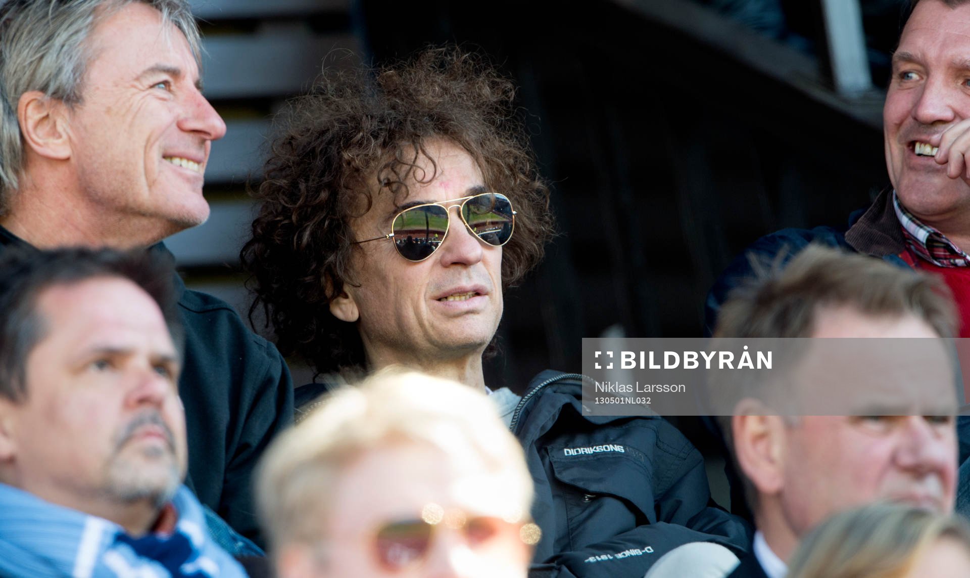 Magnus Uggla på läktaren