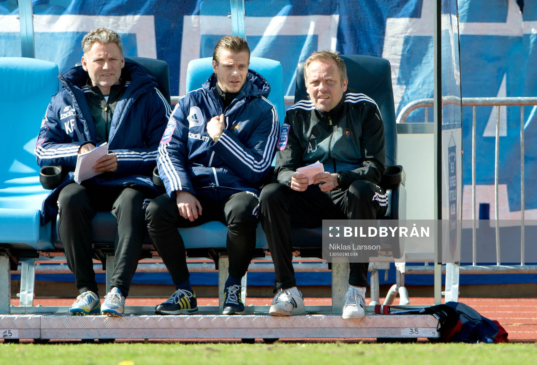 Anders Johansson och Martin Sundgren, tränare Djurgården