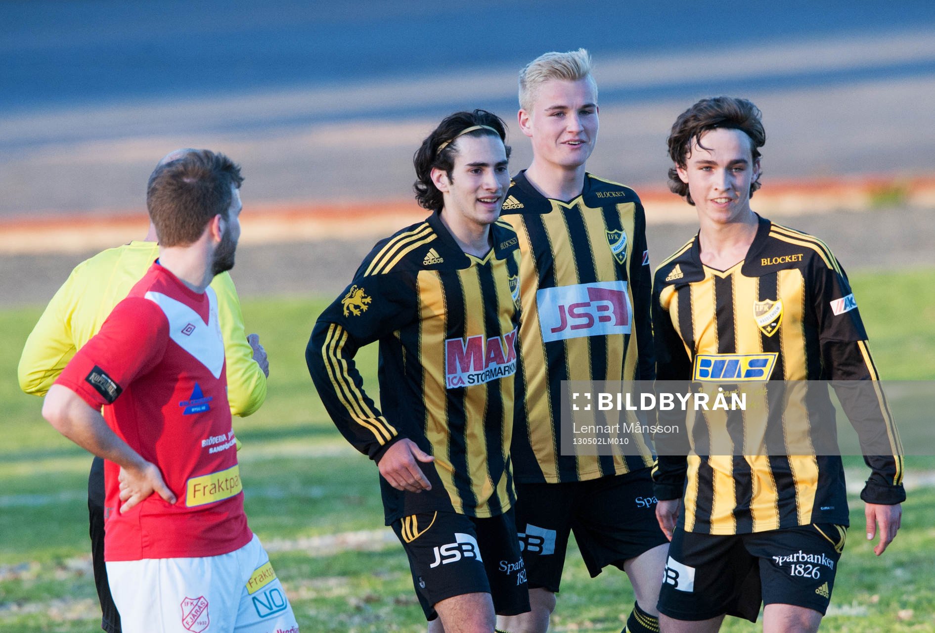 Måljubel, William Kvist, Linus Svensson och Anton