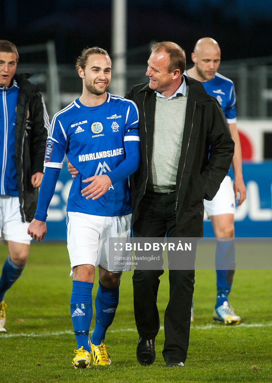 Simon Helg och Roger Franzen, tränare, GIF Sundsvall är
