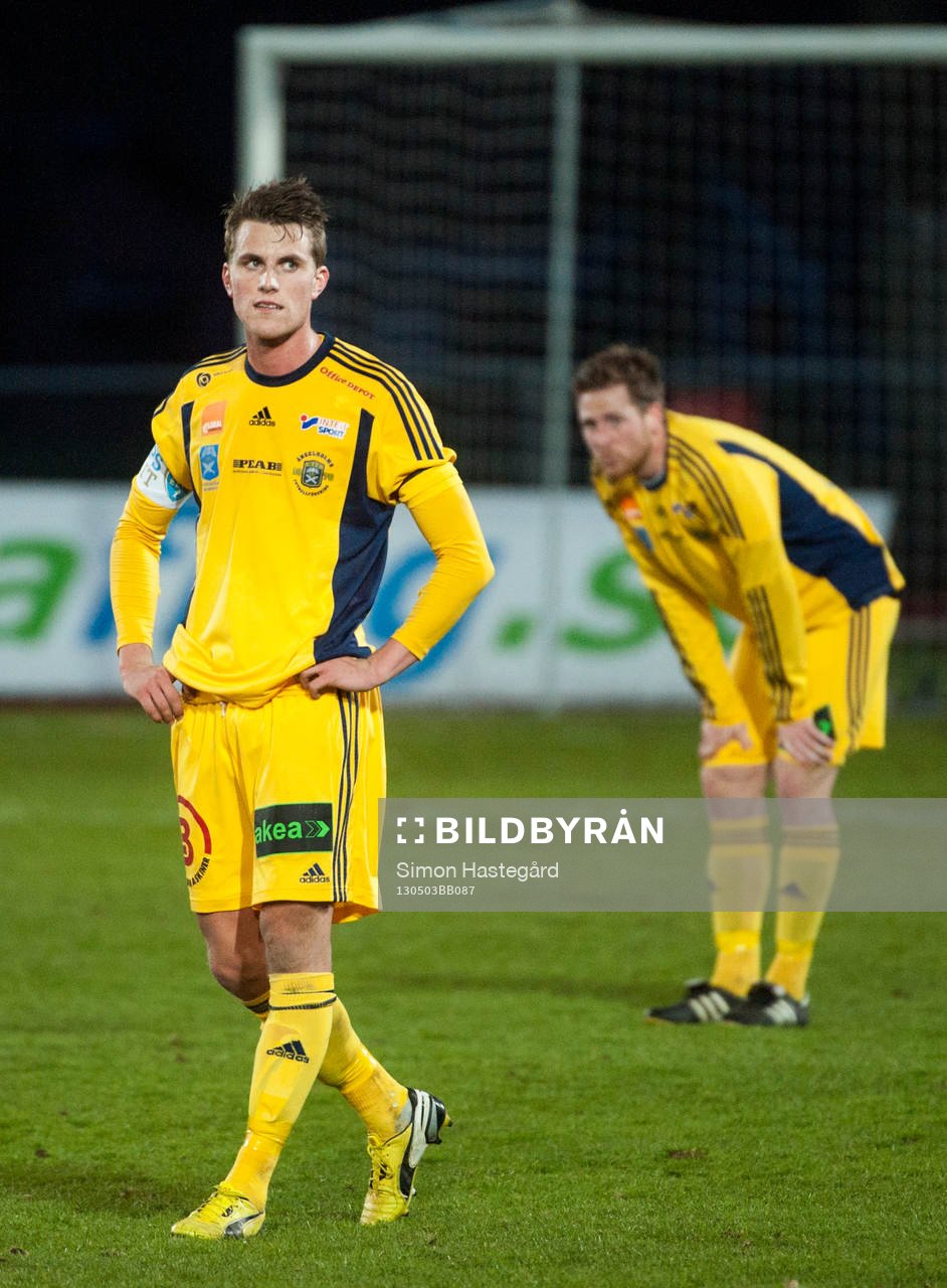 Jesper Björkman, och Jonas Nilsson, Ängelholm, deppar