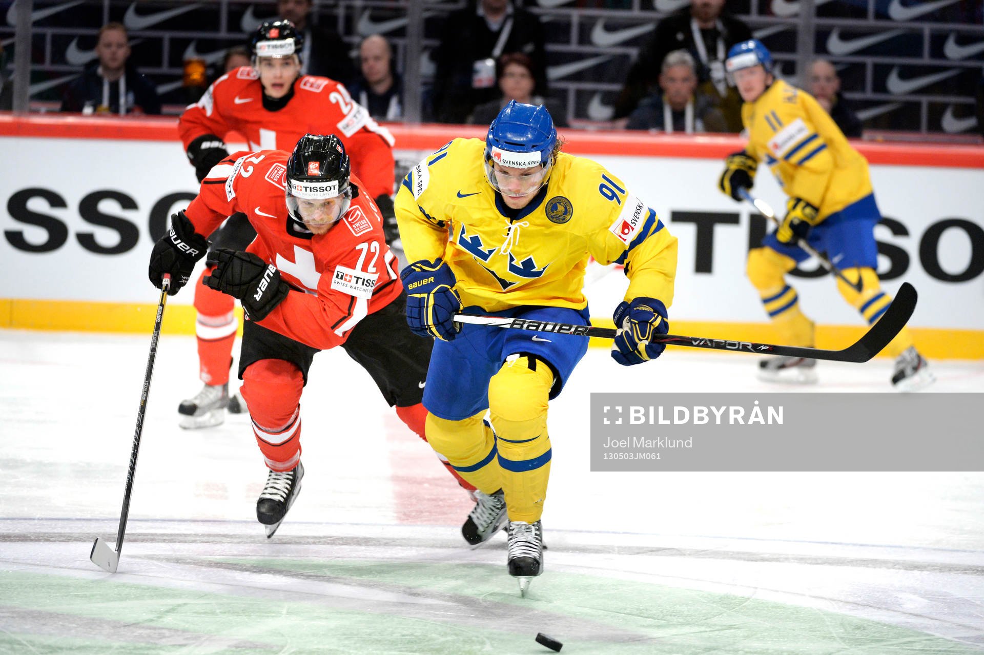 Schweiz Patrick von Gunten och Sveriges Andreas Jämtin