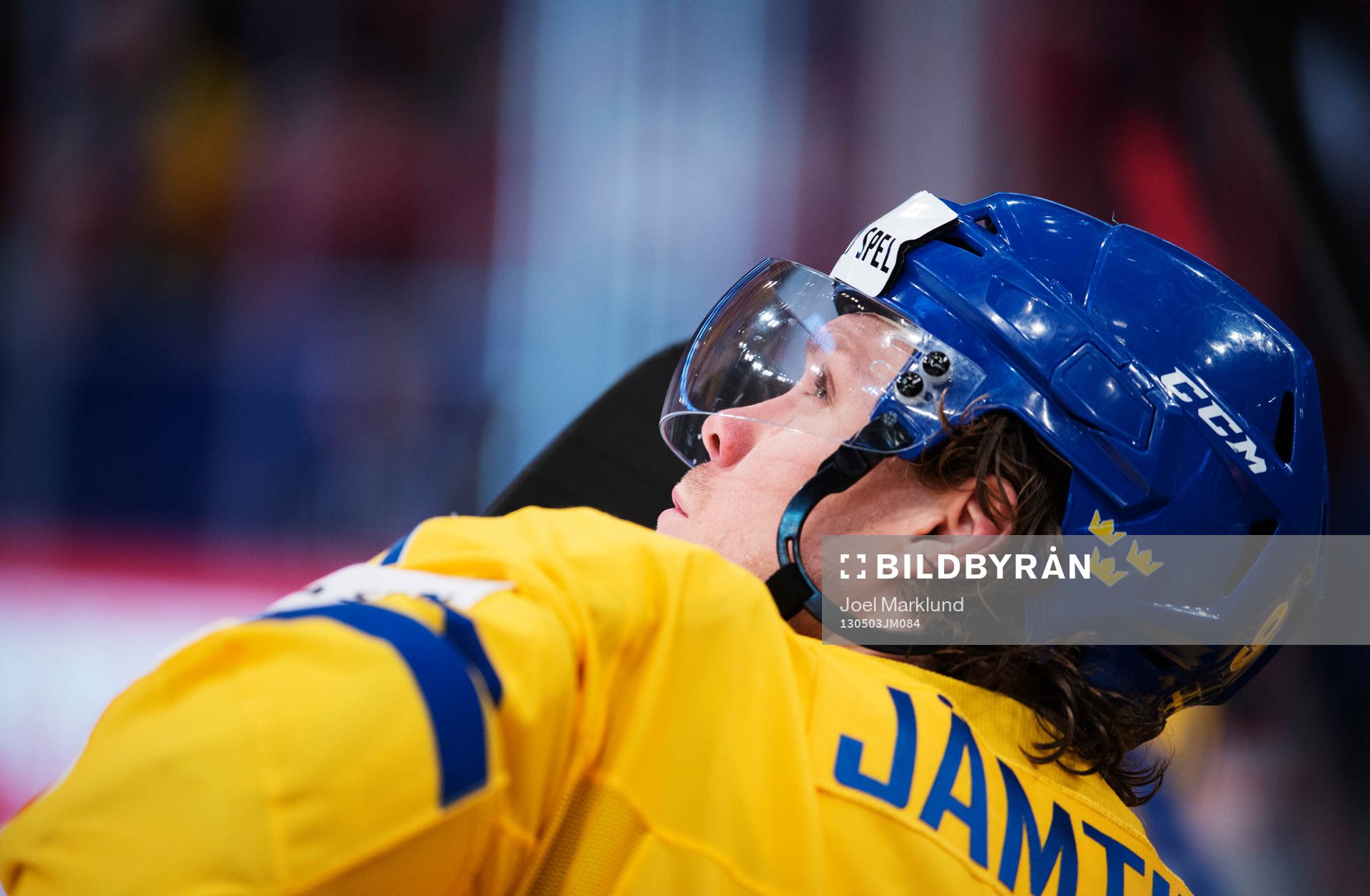 Sveriges Andreas Jämtin i matchen mellan Sverige och