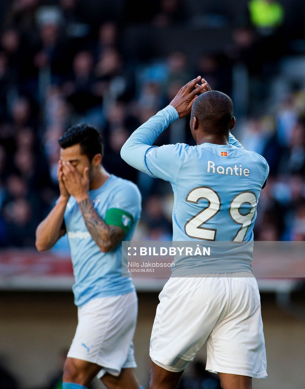 Jiloan Hamad, Tokelo Rantie, Malmö FF, deppar