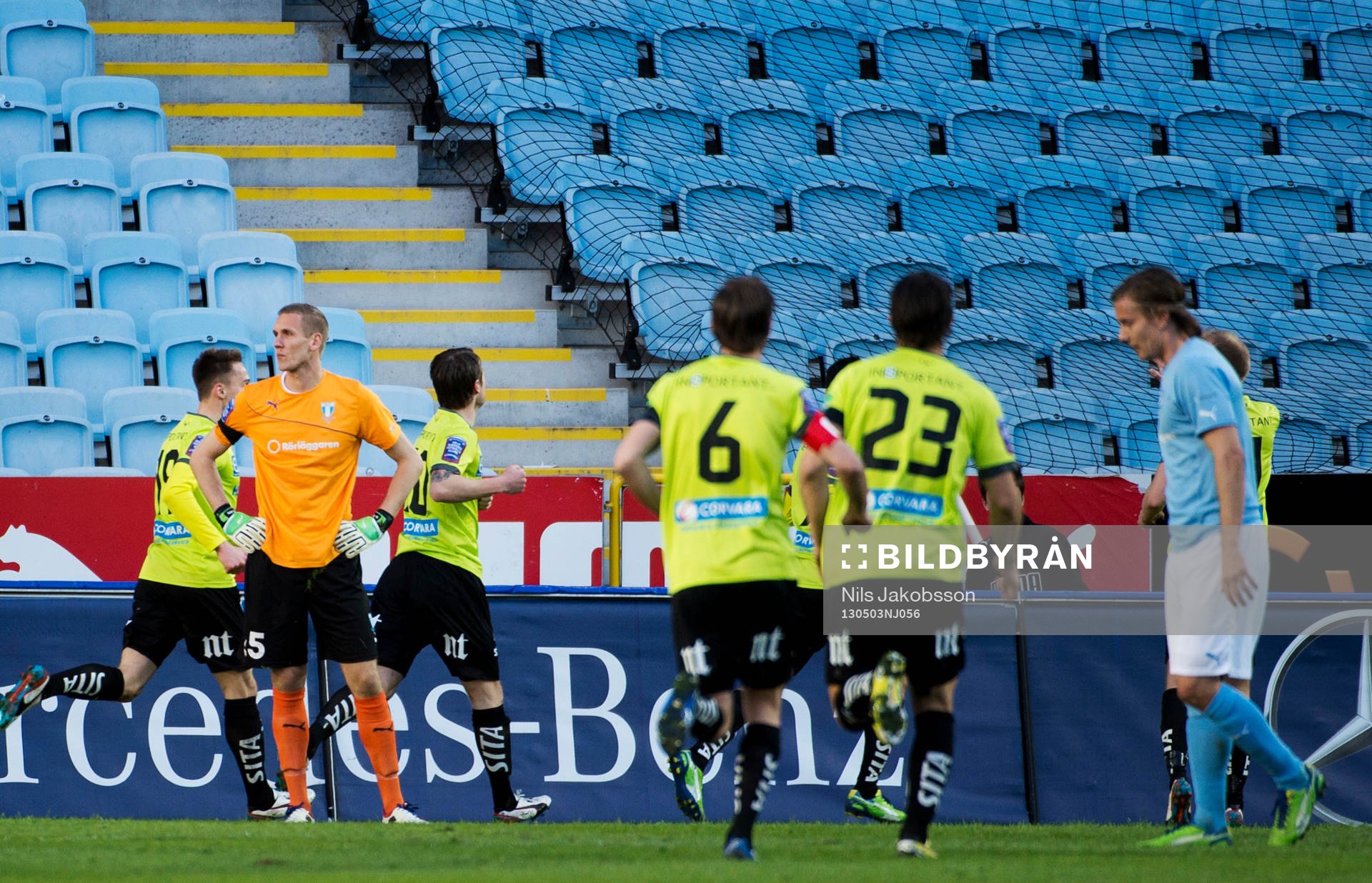 Robin Olsen, målvakt, Malmö FF, deppar