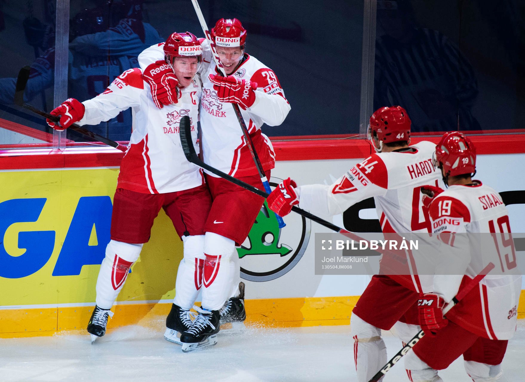 Danmarks Morten Green, Morten Madsen, Nichlas Hardt och Kim