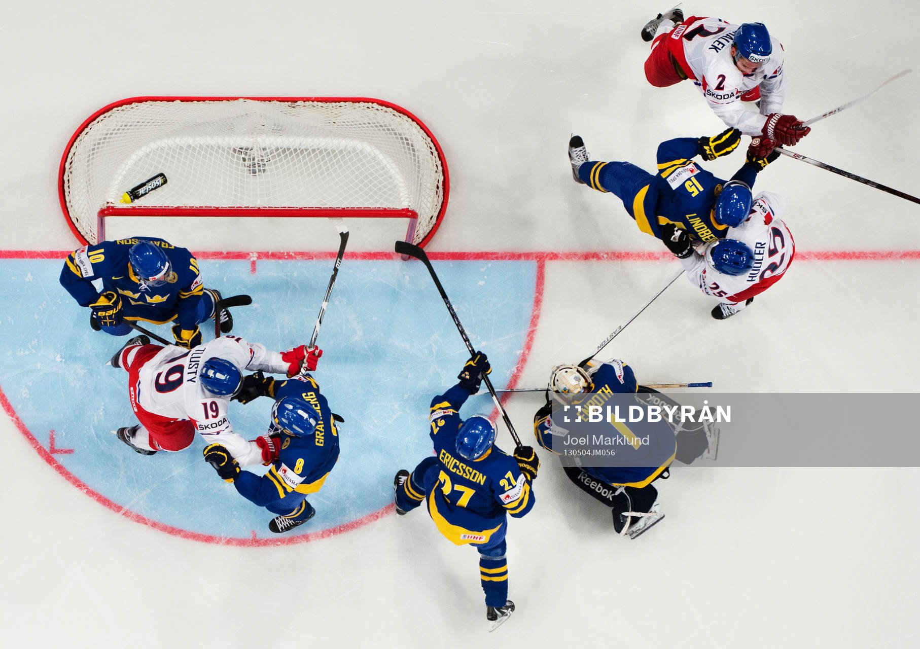 Sveriges Johan Fransson, Petter Granberg, Jimmie Ericsson,