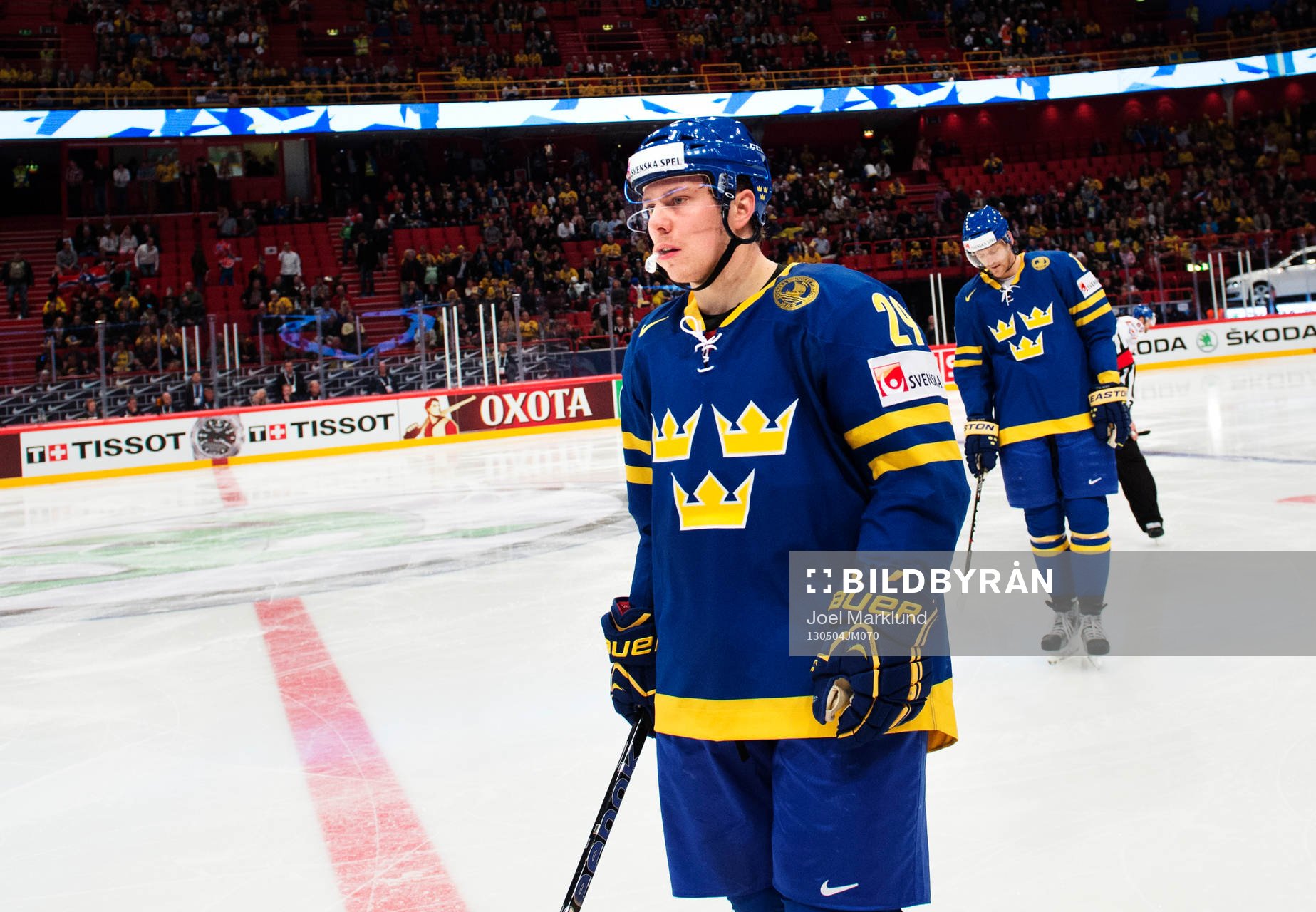 Sveriges Erik Gustafsson i matchen mellan Tjeckien och