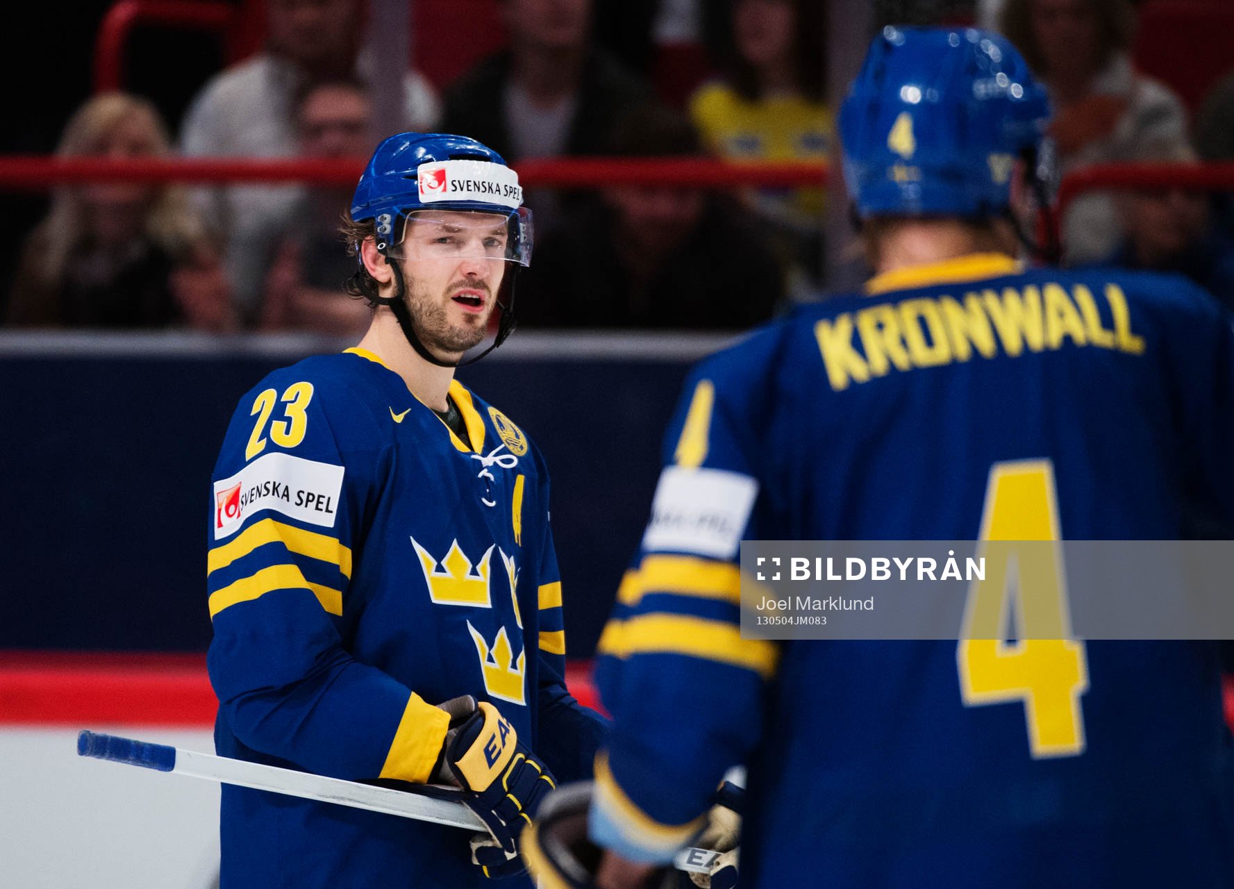 Niklas Persson i matchen mellan Tjeckien och Sverige