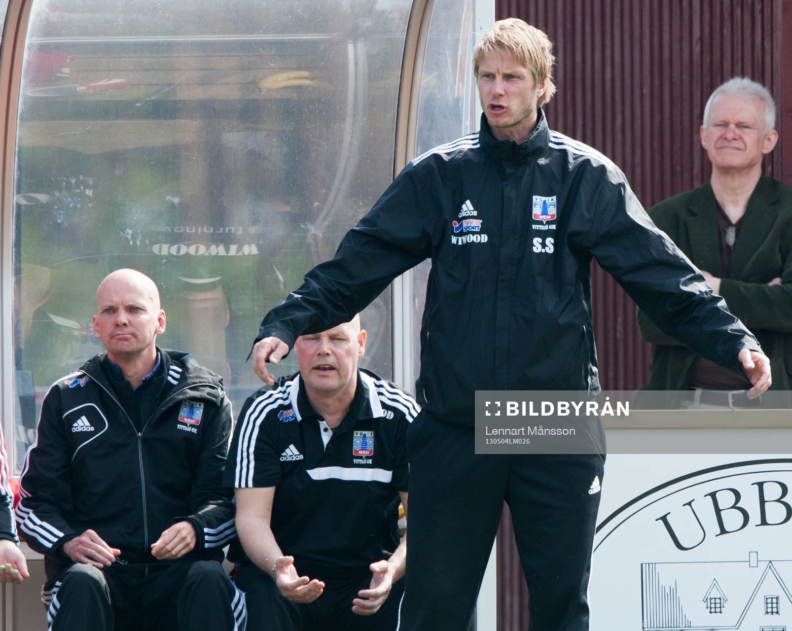 Simon Sjöfors och Thomas Mårtensson, tränare, Vittsjö