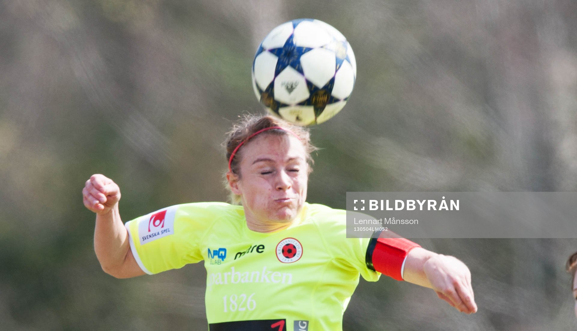 Sif Atladottir, Kristianstad, lagkapten. Nick. Armbindel