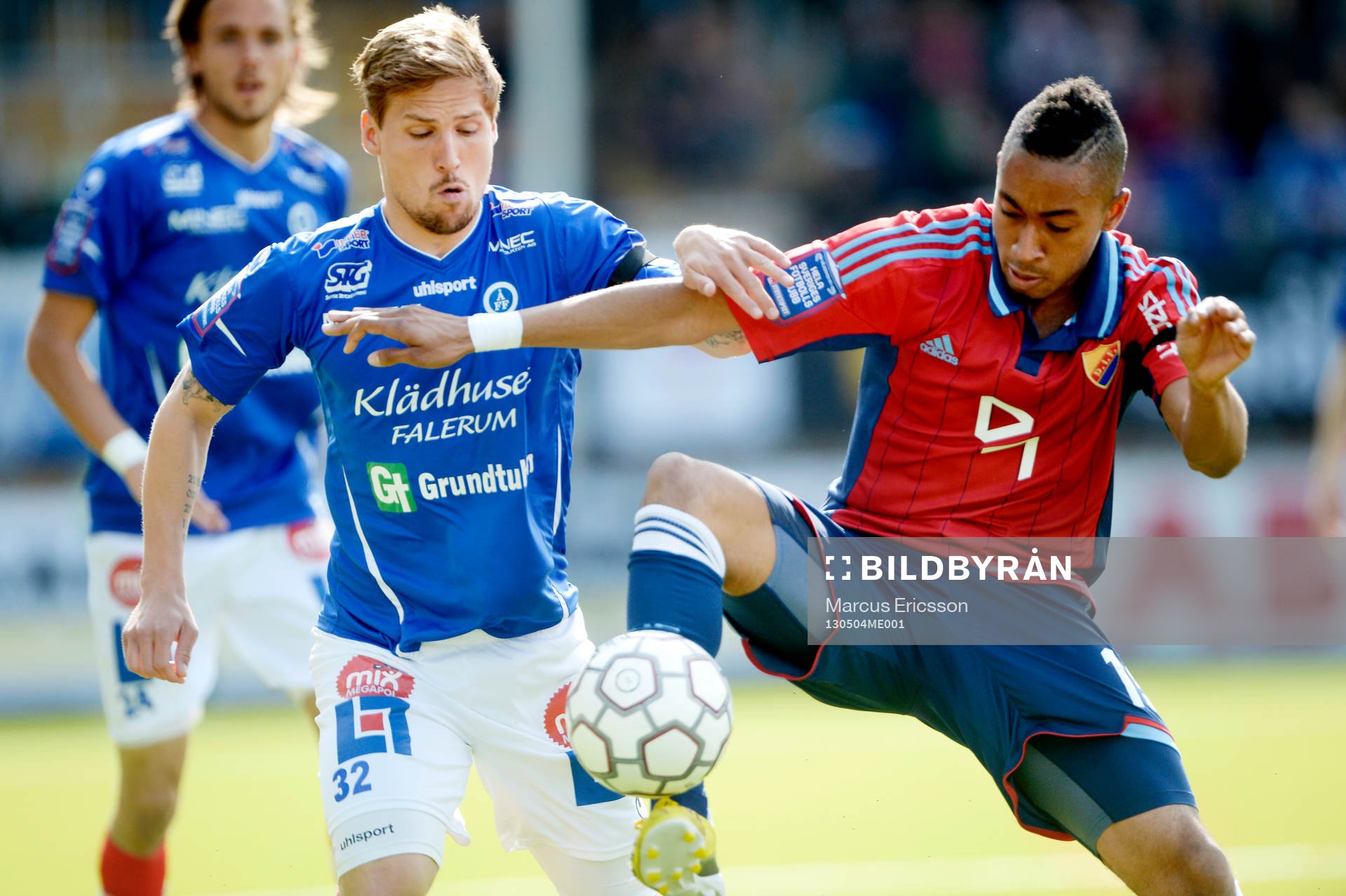 Åtvidabergs Martin Christensen och Djurgårdens Brian Span
