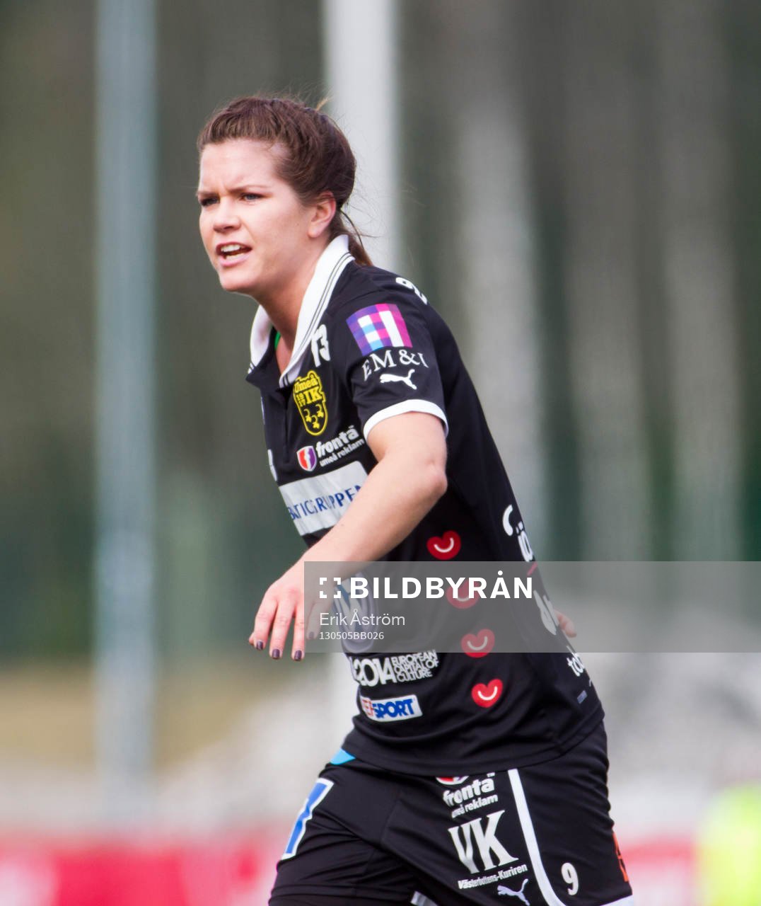 s nr 9 Hanna Folkesson i omgång 4 i Damallsvenskan mellan
