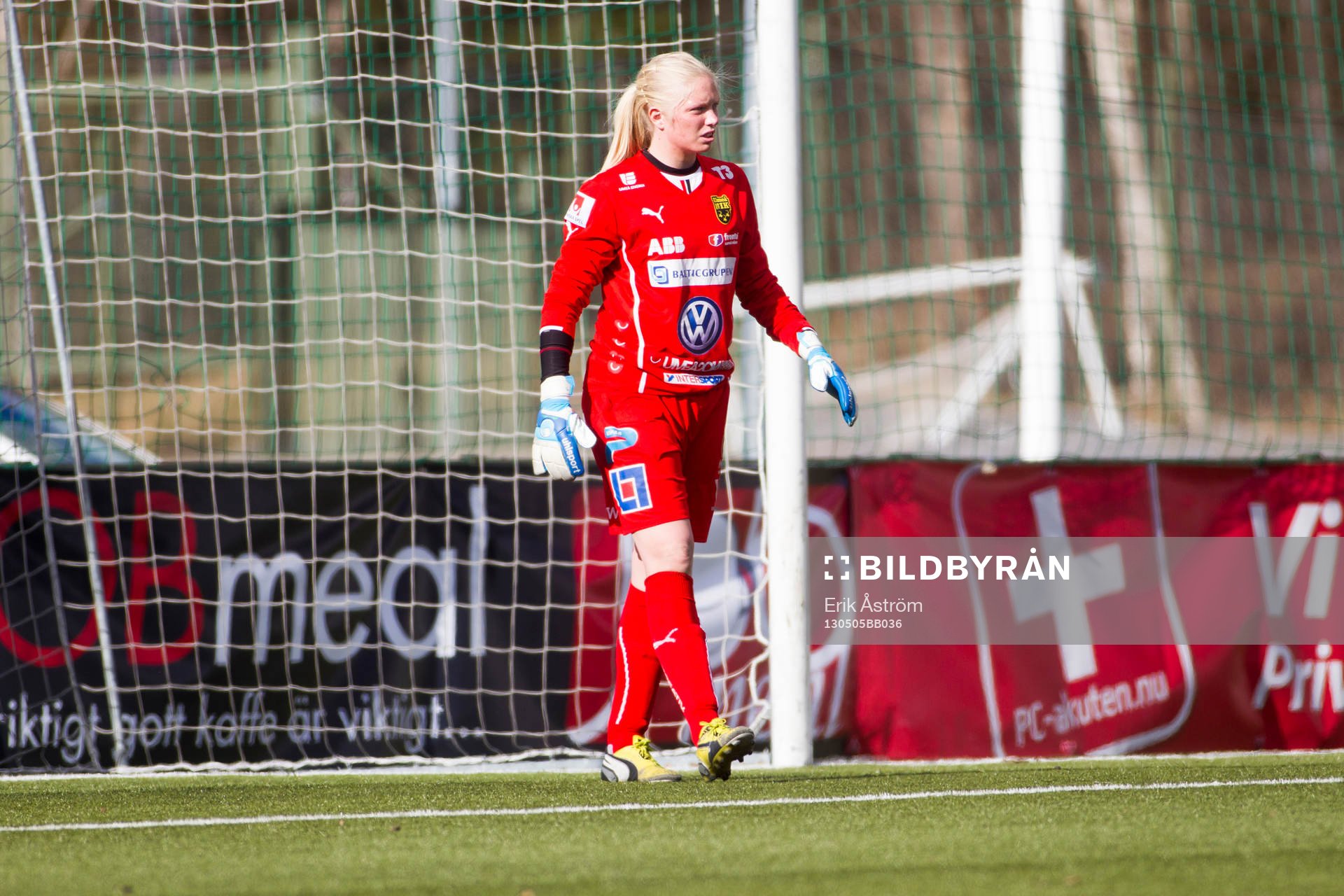 s målvakt, Malin Reuterwall i omgång 4 i Damallsvenskan